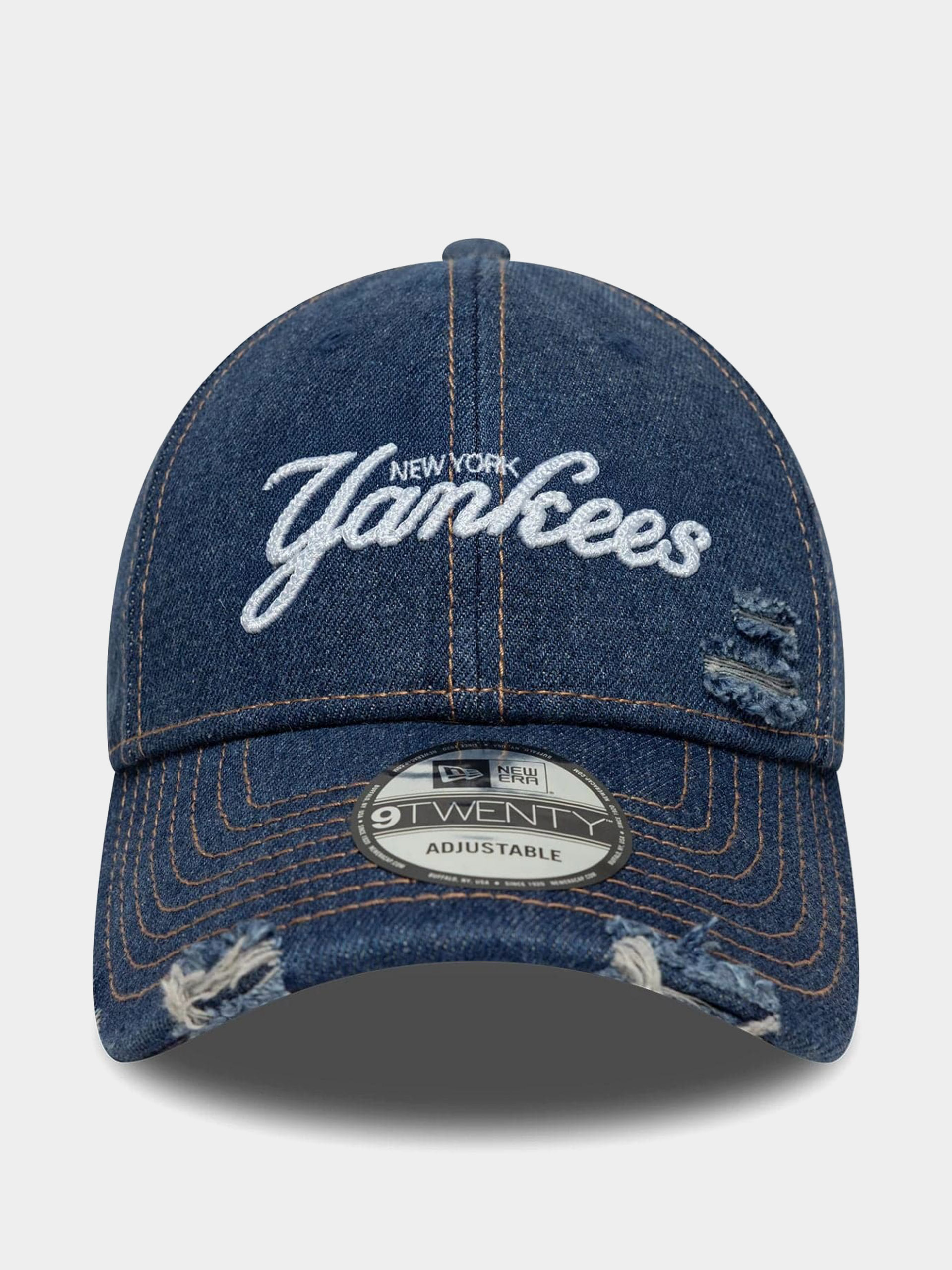 Šiltovka New Era Denim Distress 9Twenty New York Yankees (navy)