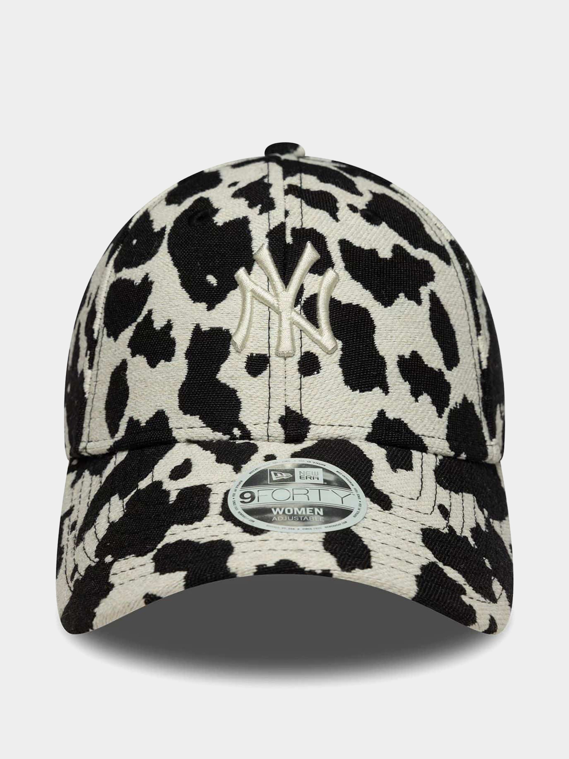 Šiltovka New Era Cow Midi 9Forty New York Yankees Wmn (black/white)