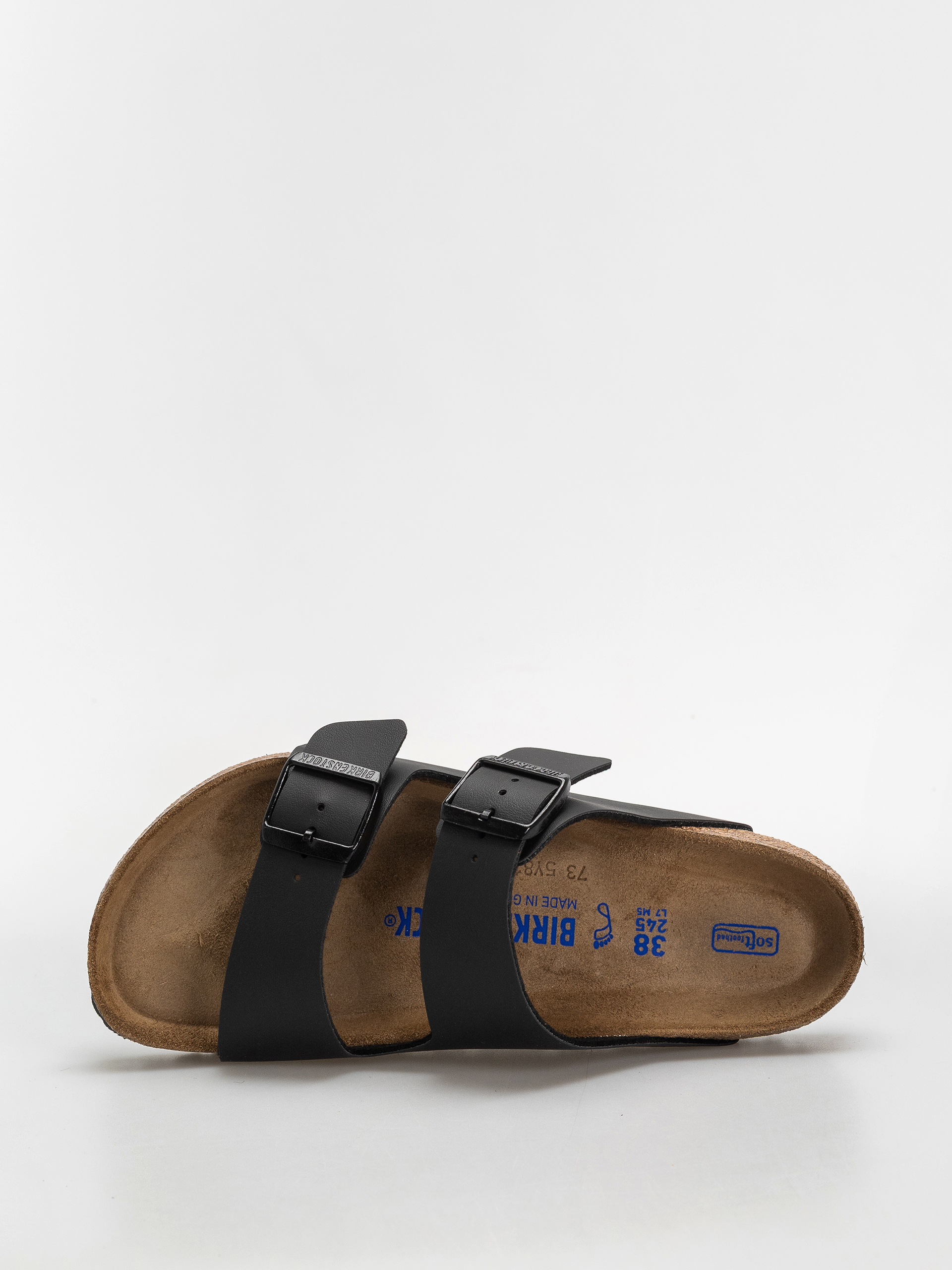 Šľapky Birkenstock Arizona Soft Footbed Birko Flor Regular (black)