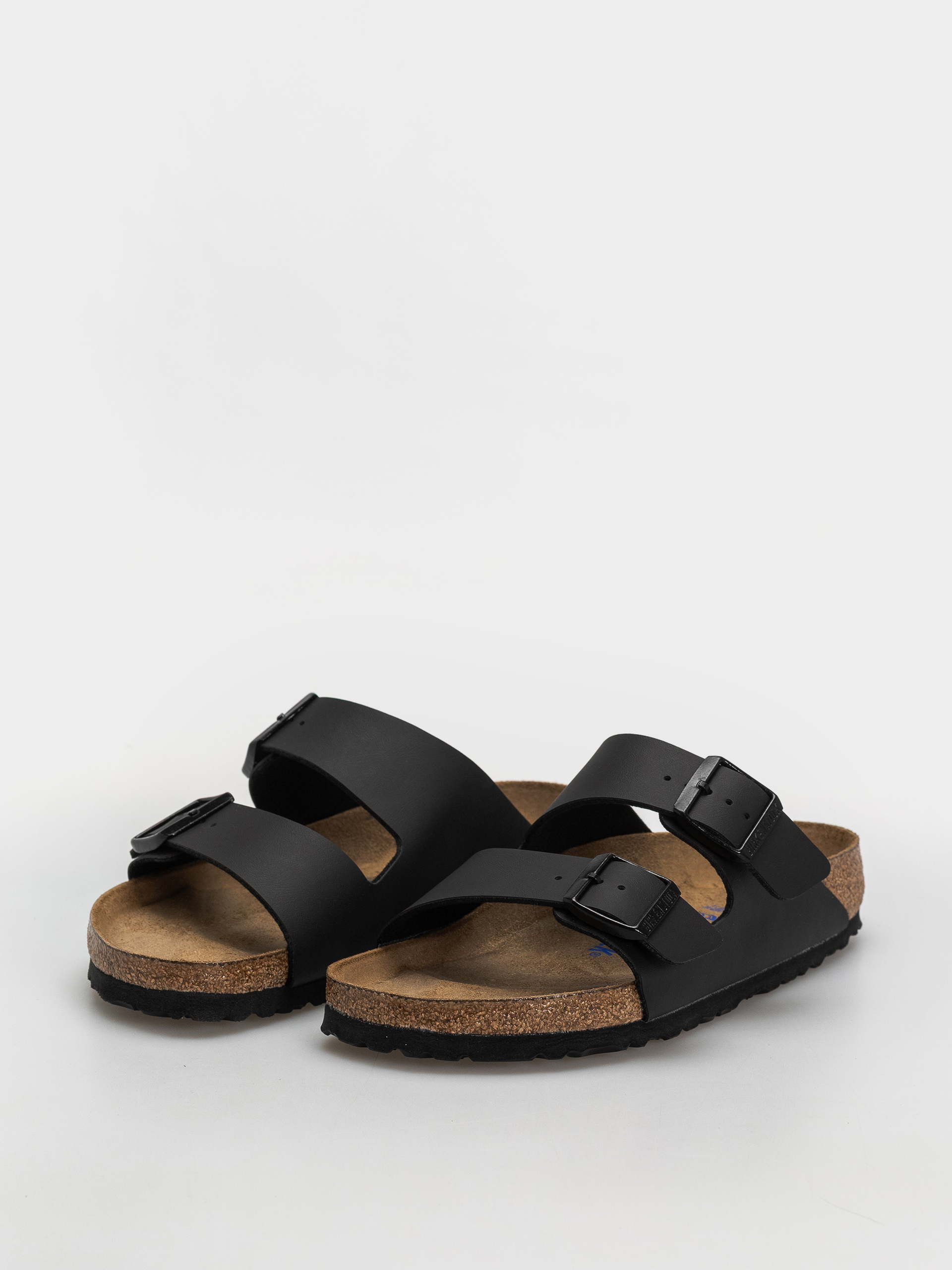 Šľapky Birkenstock Arizona Soft Footbed Birko Flor Regular (black)