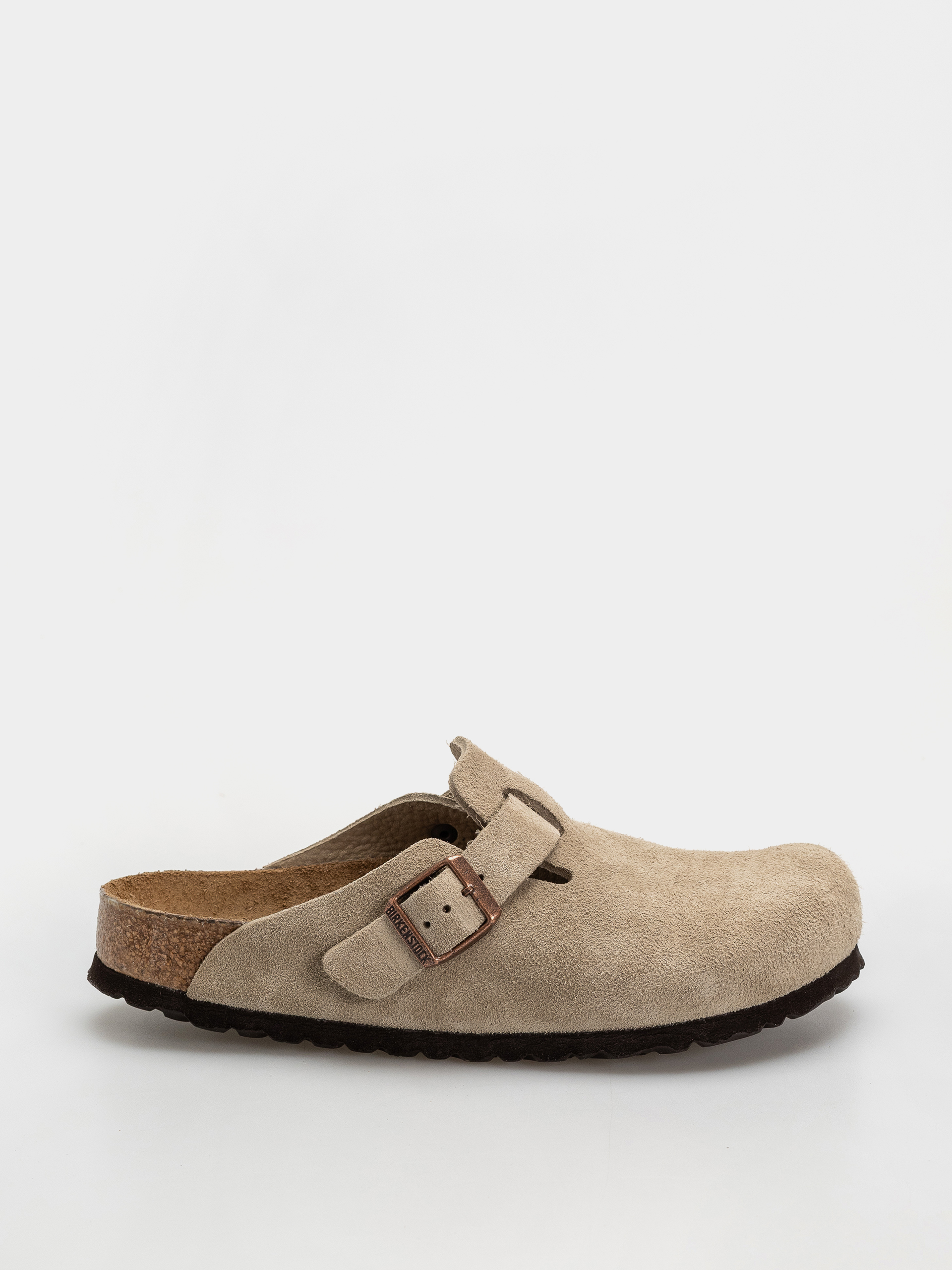 Šľapky Birkenstock Boston SFB Suede Leather Regular