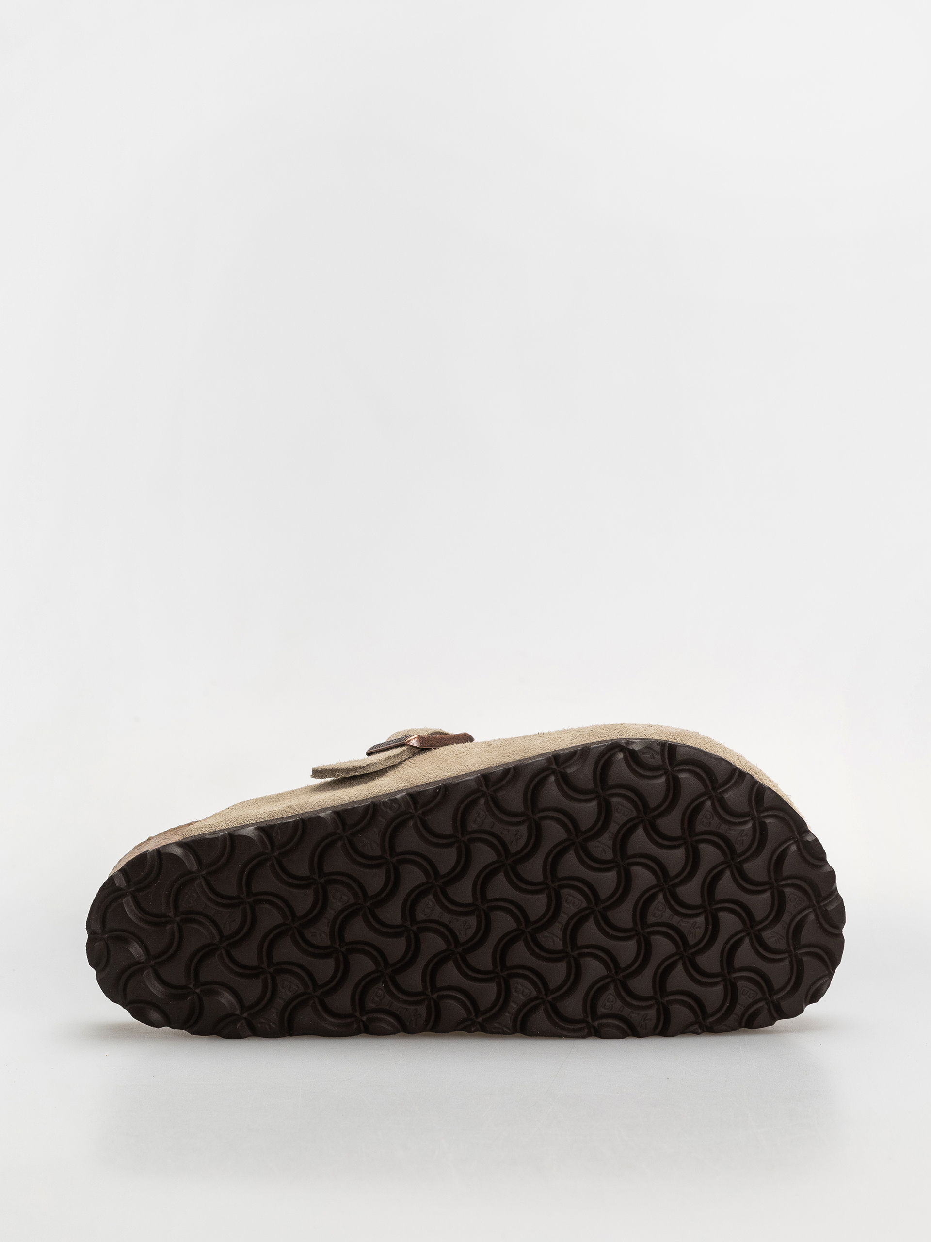 Šľapky Birkenstock Boston Soft Footbed Suede Leather Regular (taupe)