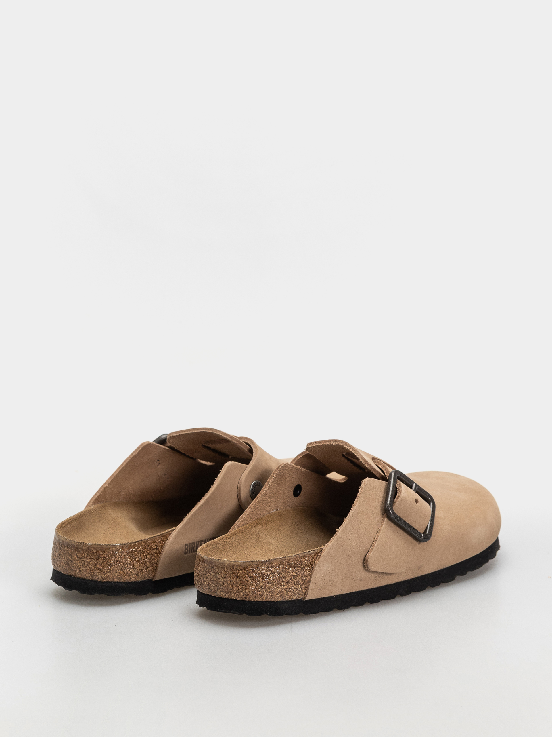 Šľapky Birkenstock Boston Wire Buckle Nubuck Leather Narrow (sandcastle)