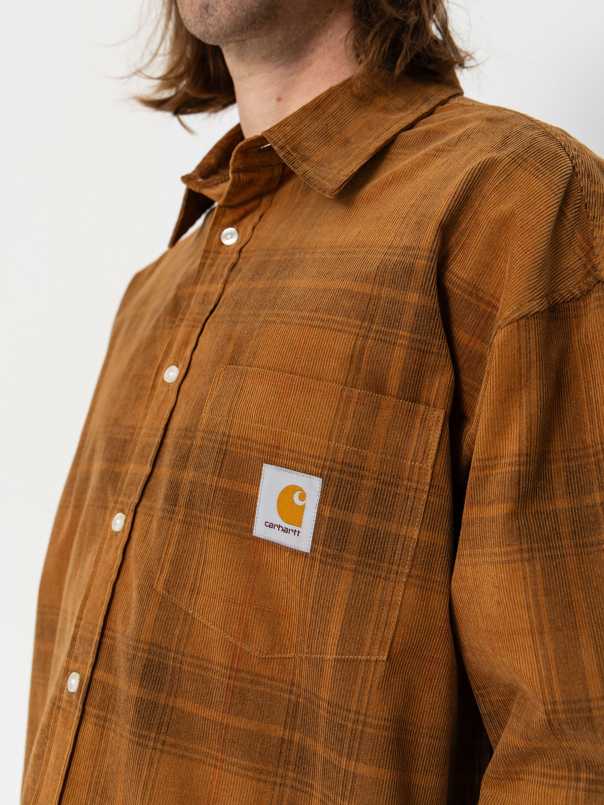 Košeľa Carhartt WIP Wilber (wilber check/hamilton brown)