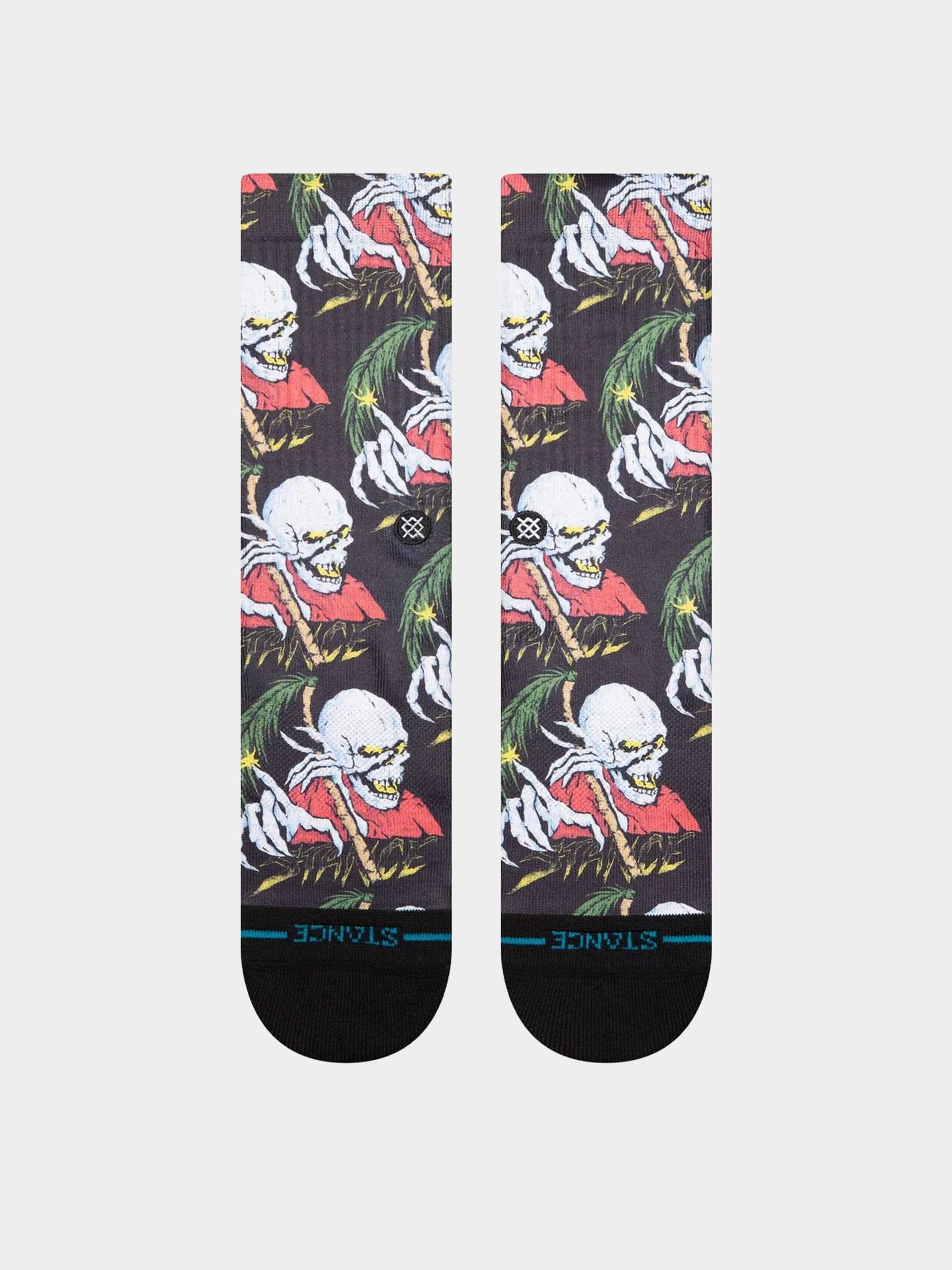 Ponožky Stance Palm Slayer Crew (black)