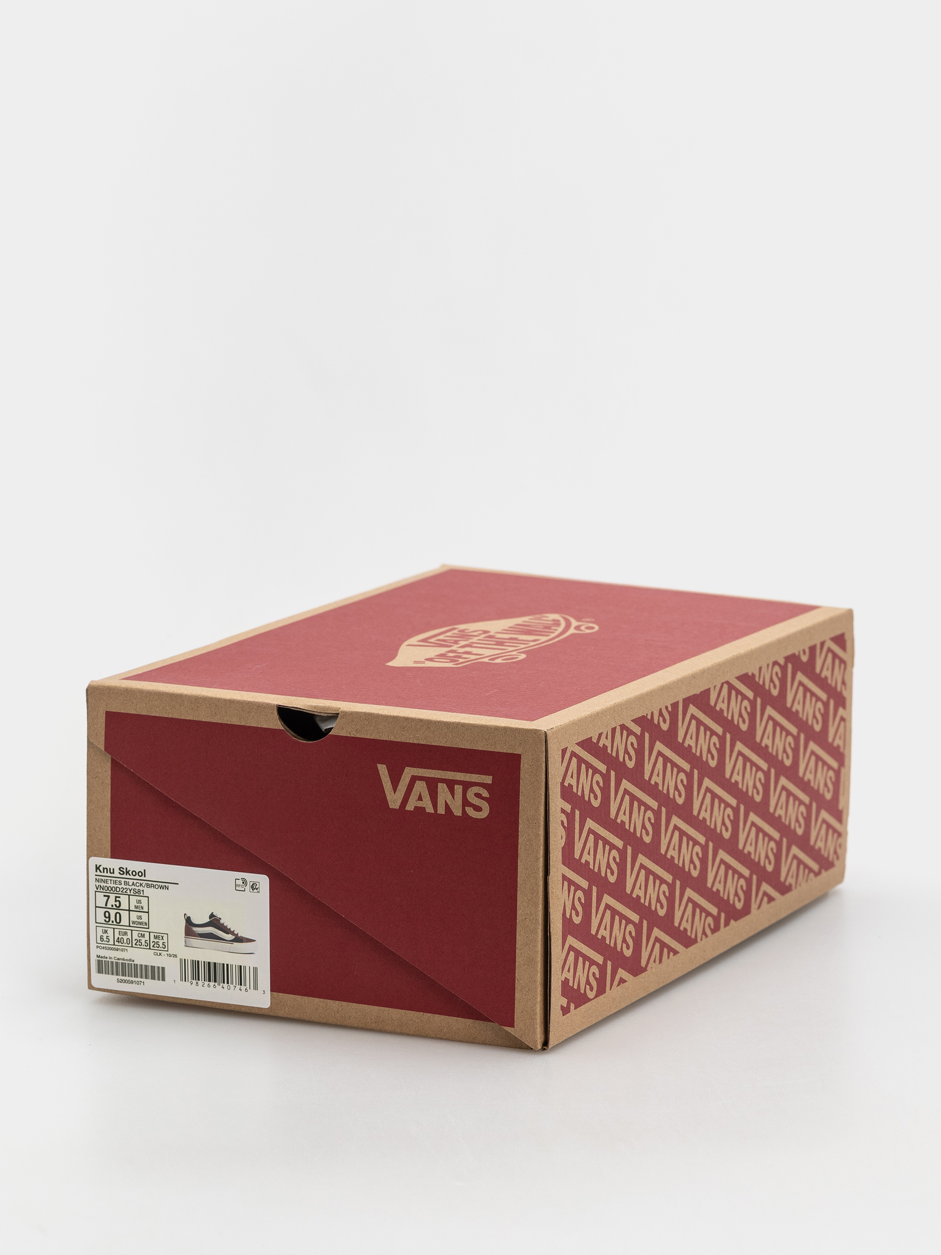 Topánky Vans Knu Skool (black/brown)