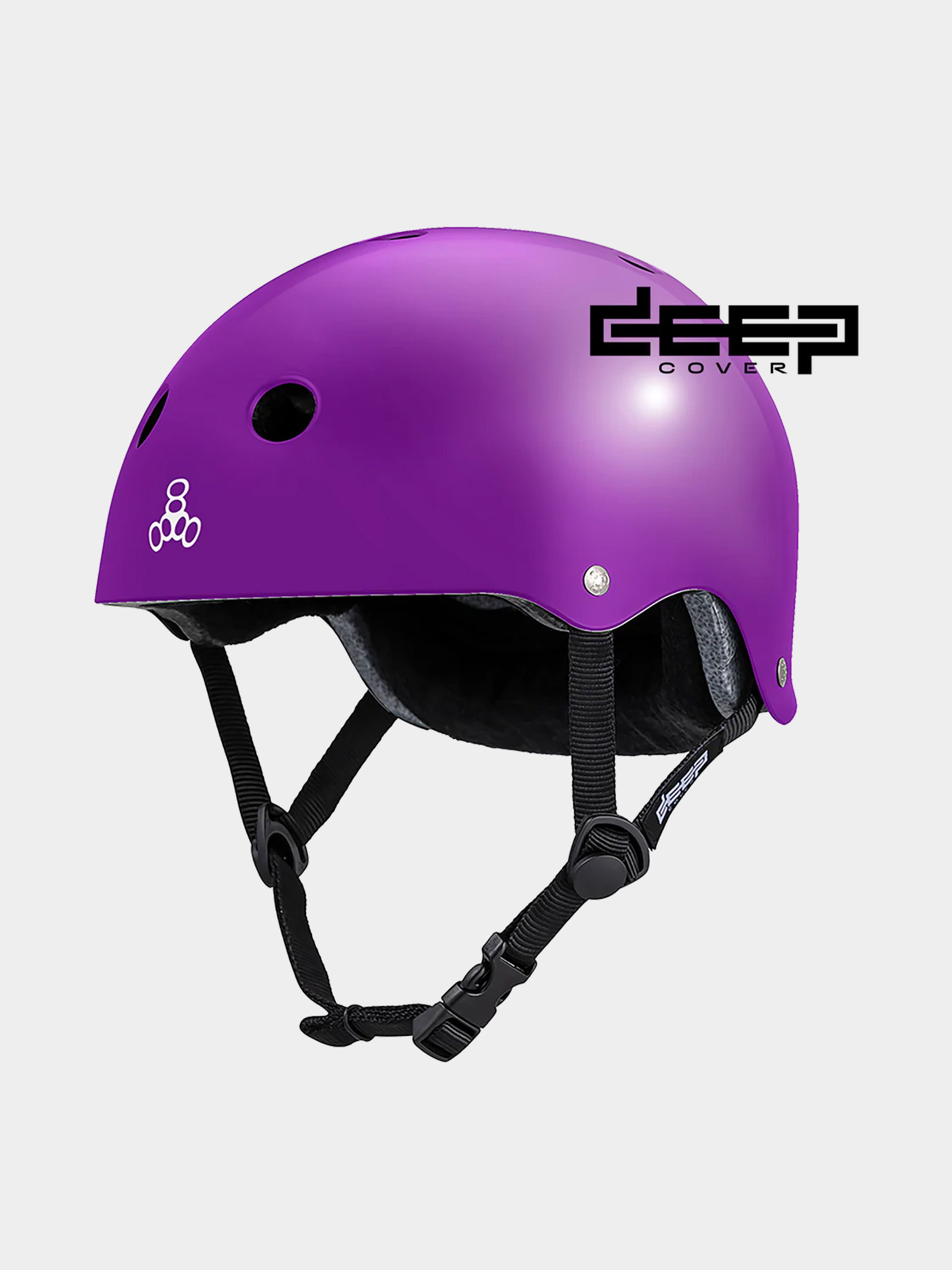 Prilba Triple Eight Deep Cover (purple gloss)