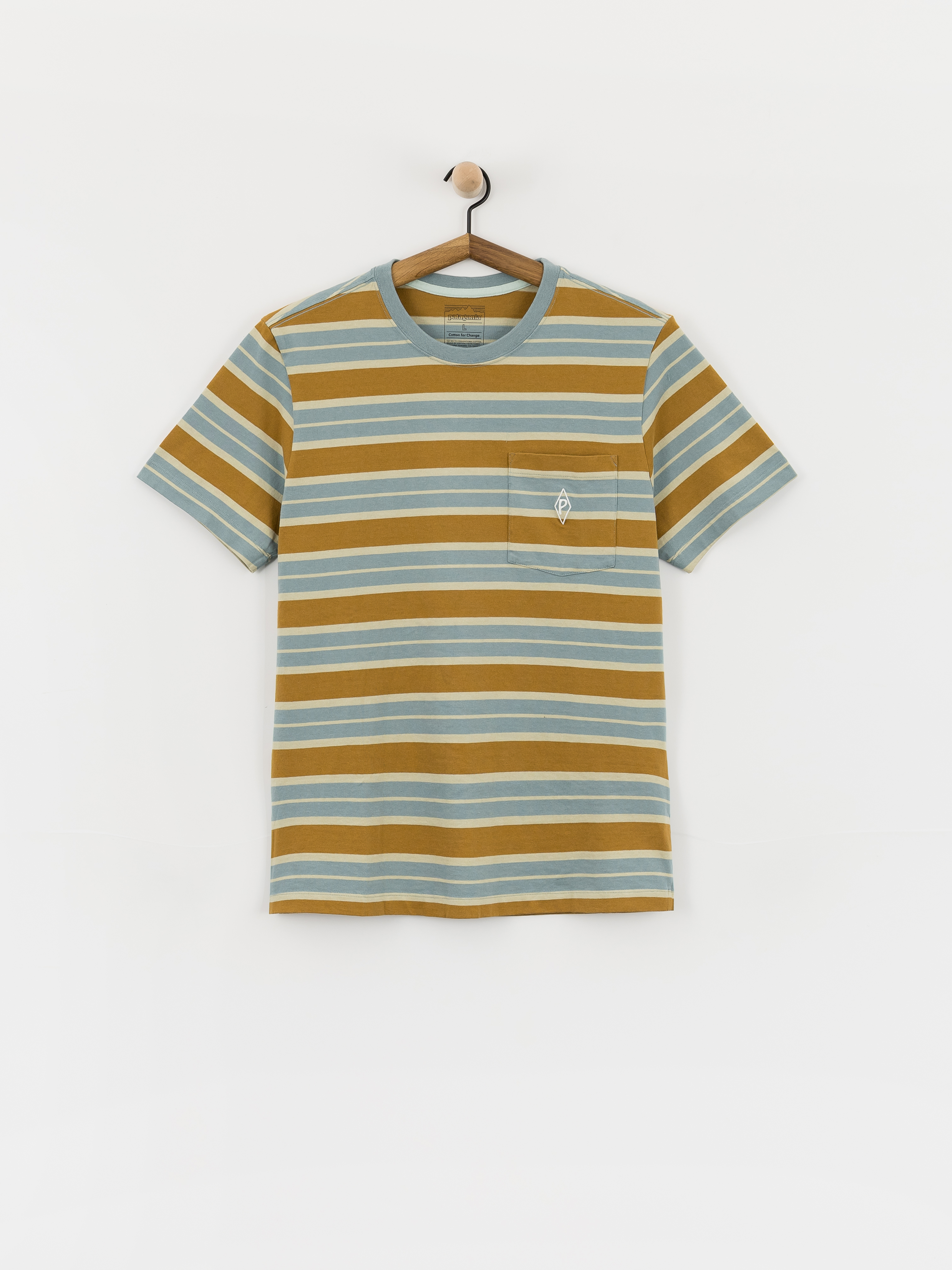 Tričko Patagonia Midweight Water People Mark Pocket (big wall/blue sage)