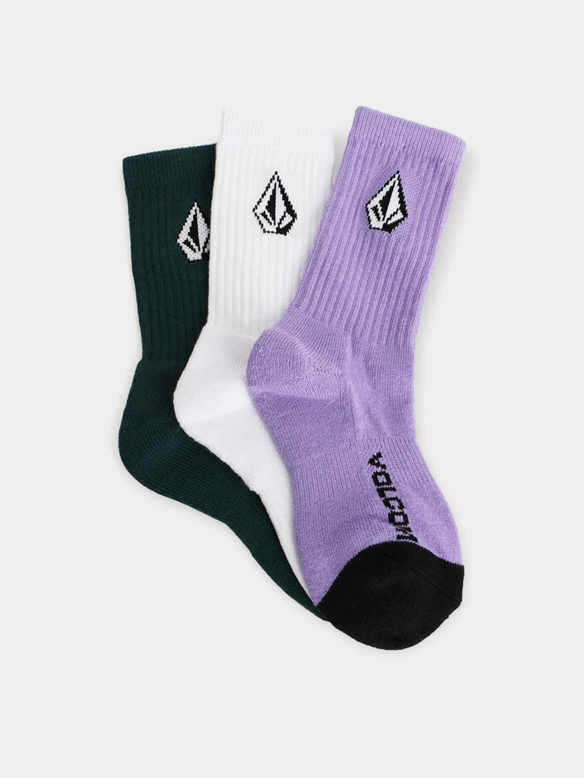 Ponožky Volcom Full Stone 3Pk JR (multi)