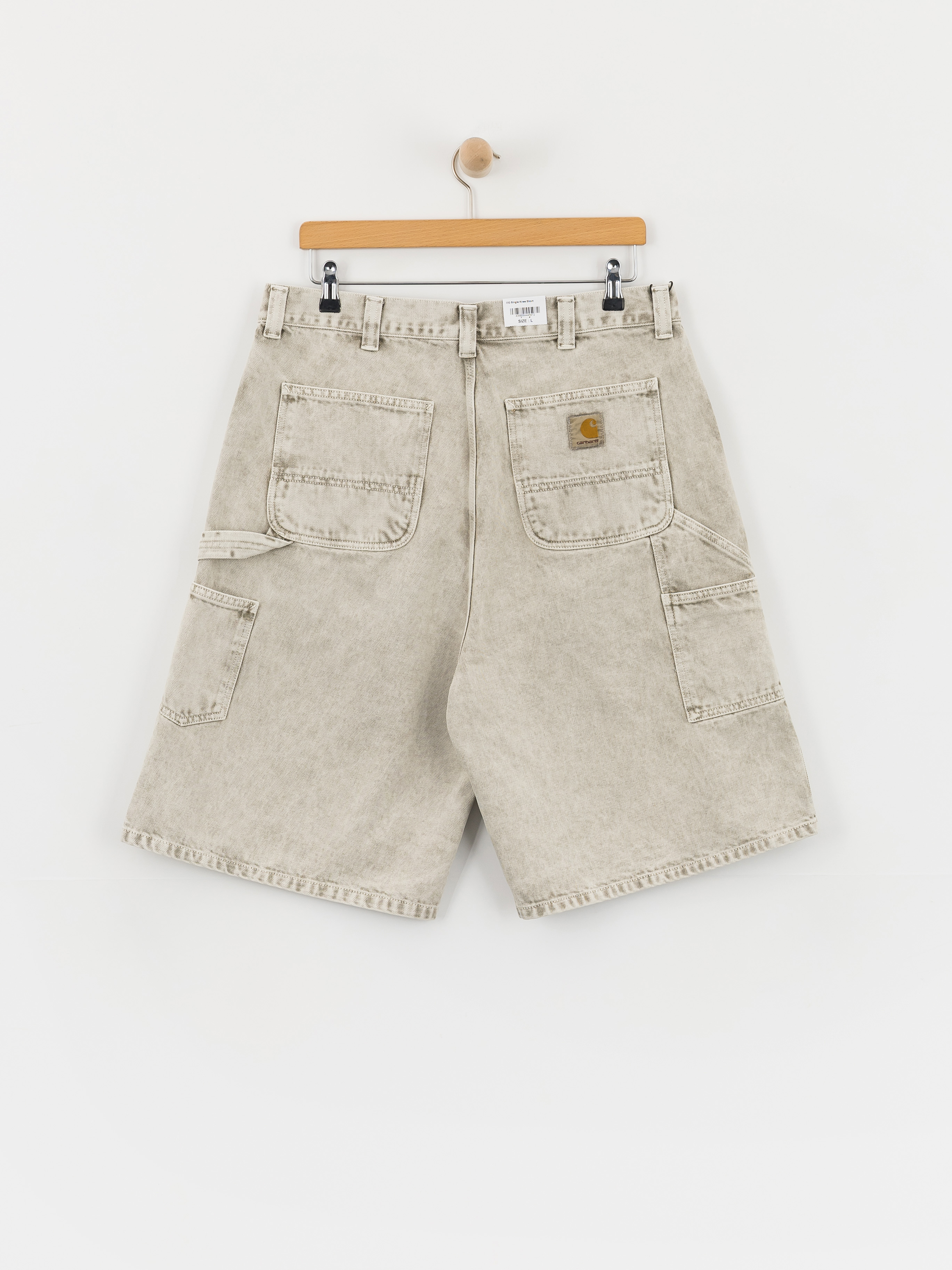 Kraťasy Carhartt WIP OG Single Knee (opuntia chalk wash)