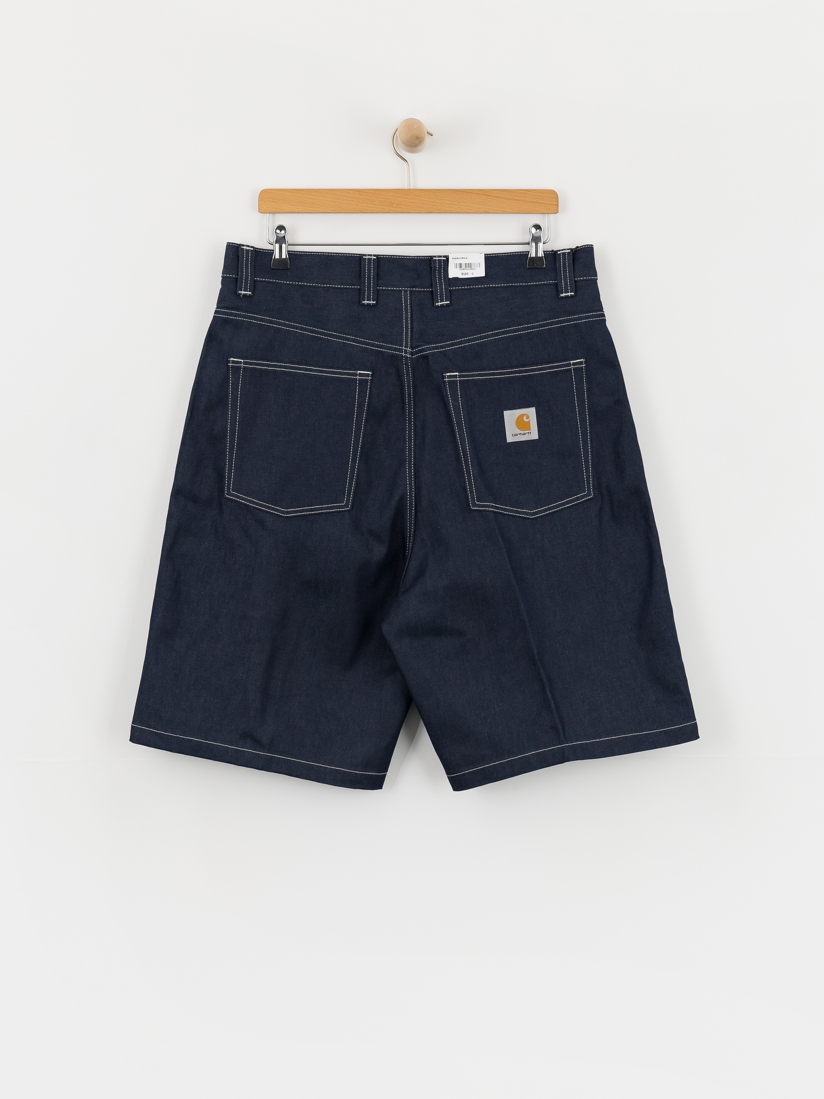 Kraťasy Carhartt WIP Brandon (blue rigrid)
