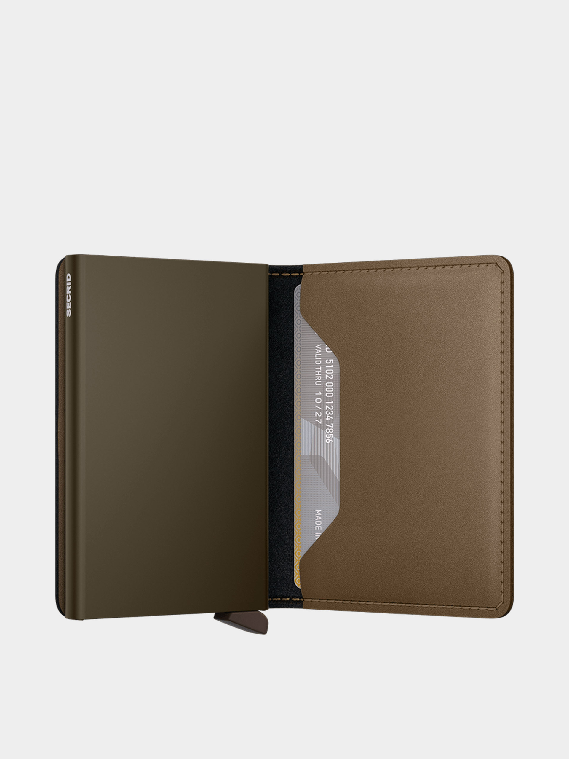 Peňaženka Secrid Slimwallet (matte satin bronze)