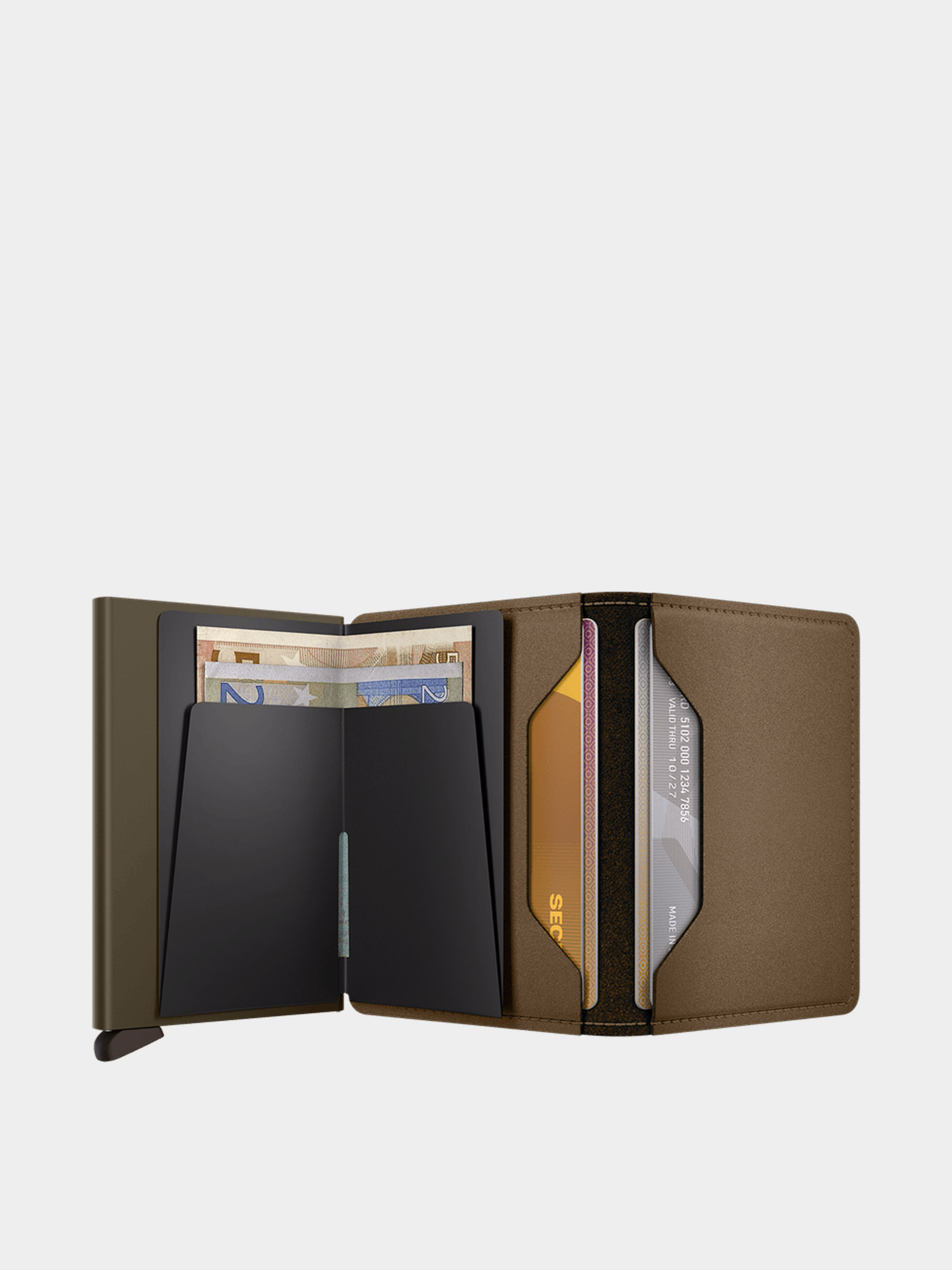 Peňaženka Secrid Slimwallet (matte satin bronze)