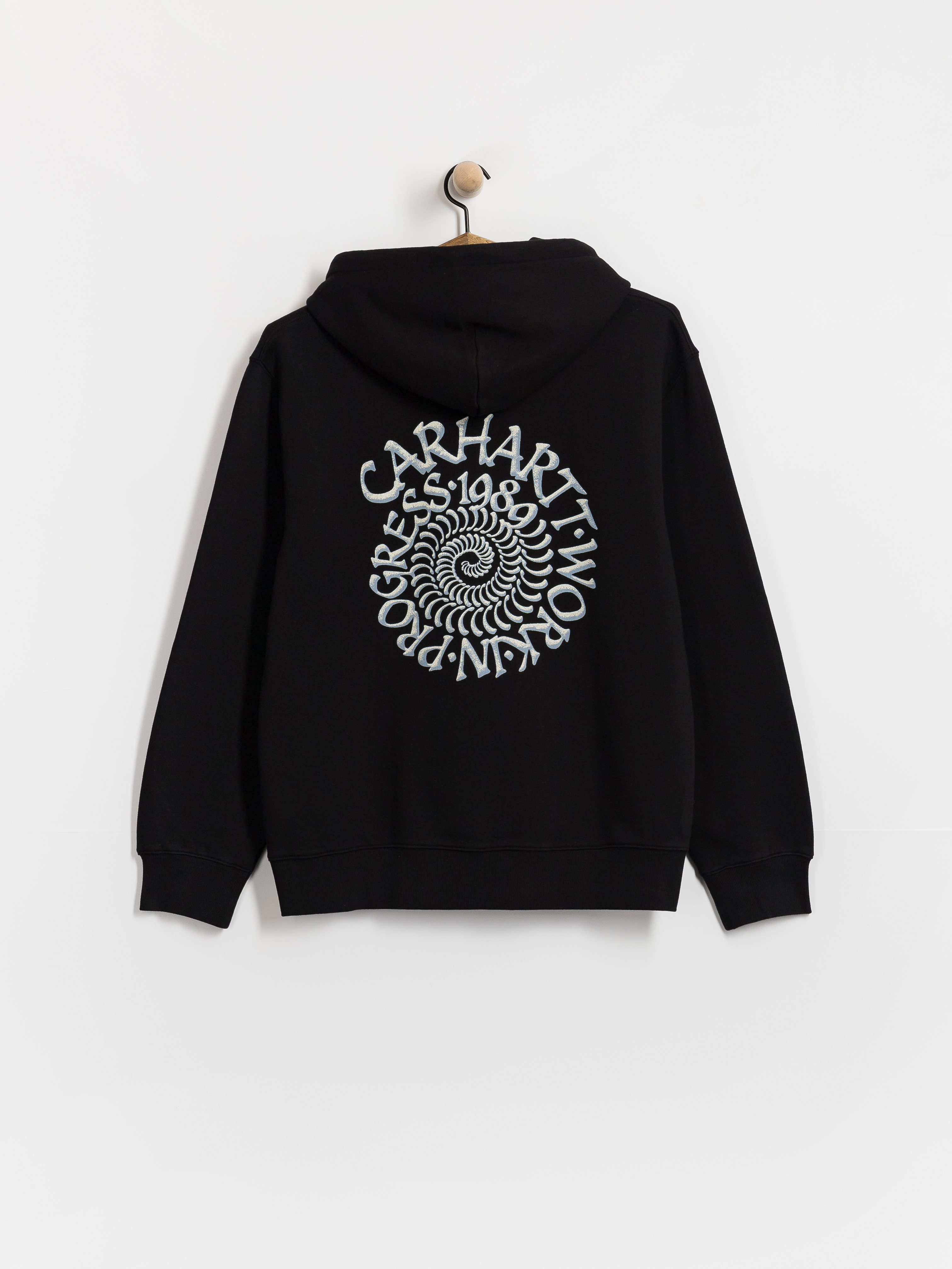Mikina s kapucňou Carhartt WIP Spiral HD (black)