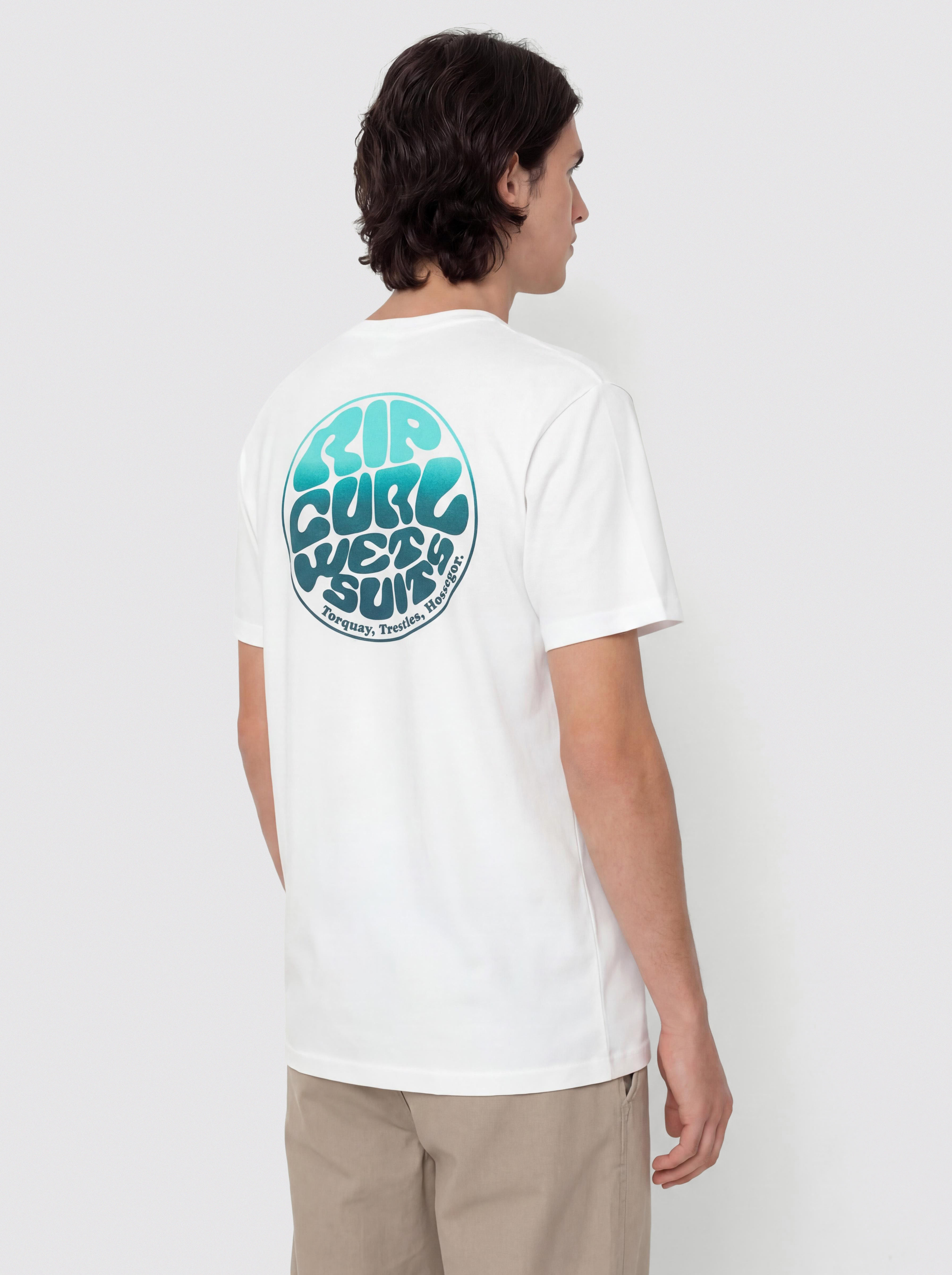 Tričko Rip Curl Wettie Passage Icon (optical white)