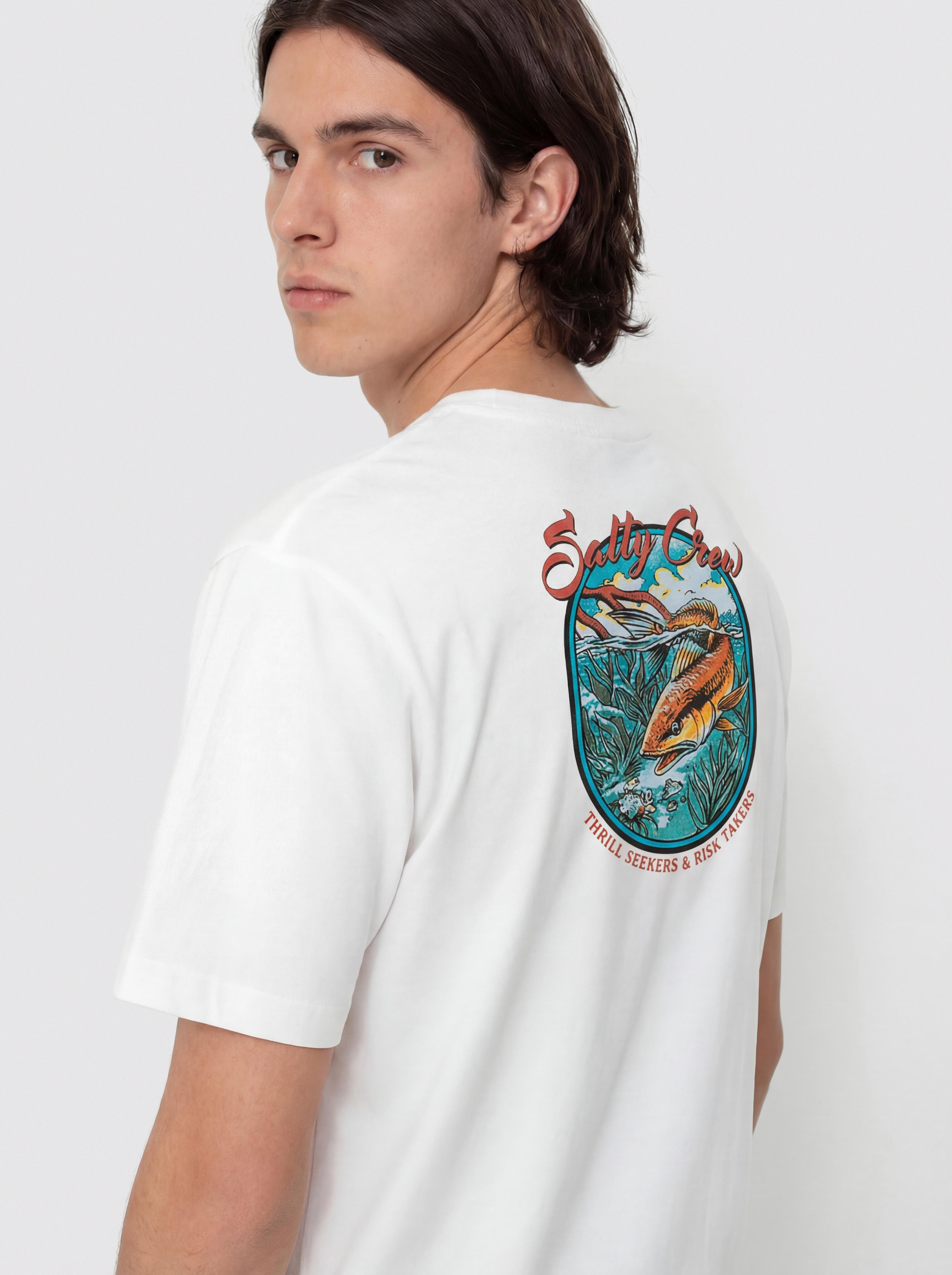 Tričko Salty Crew Red Fish Classic (white)
