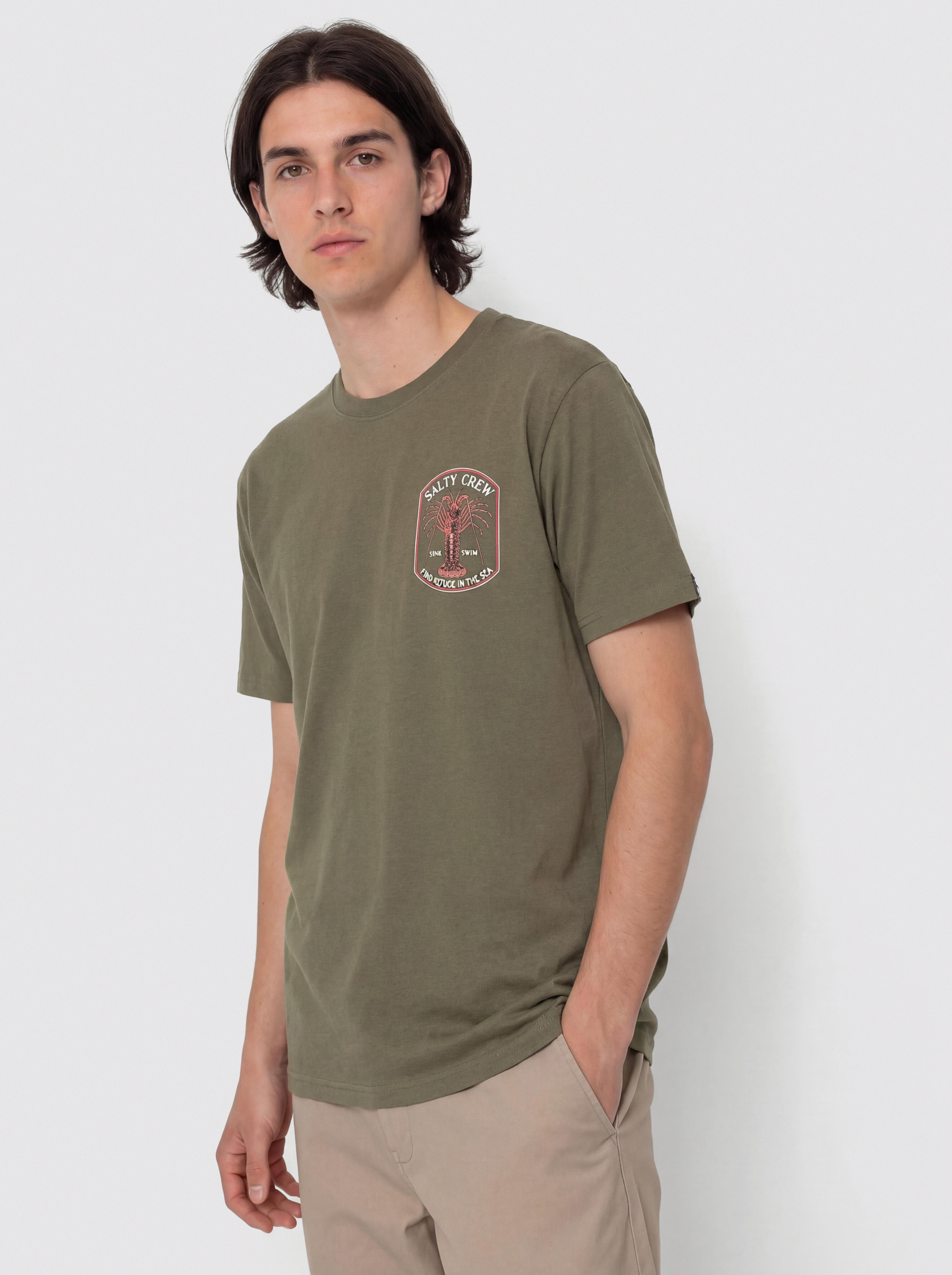 Tričko Salty Crew Spiny Standard (dusty olive)