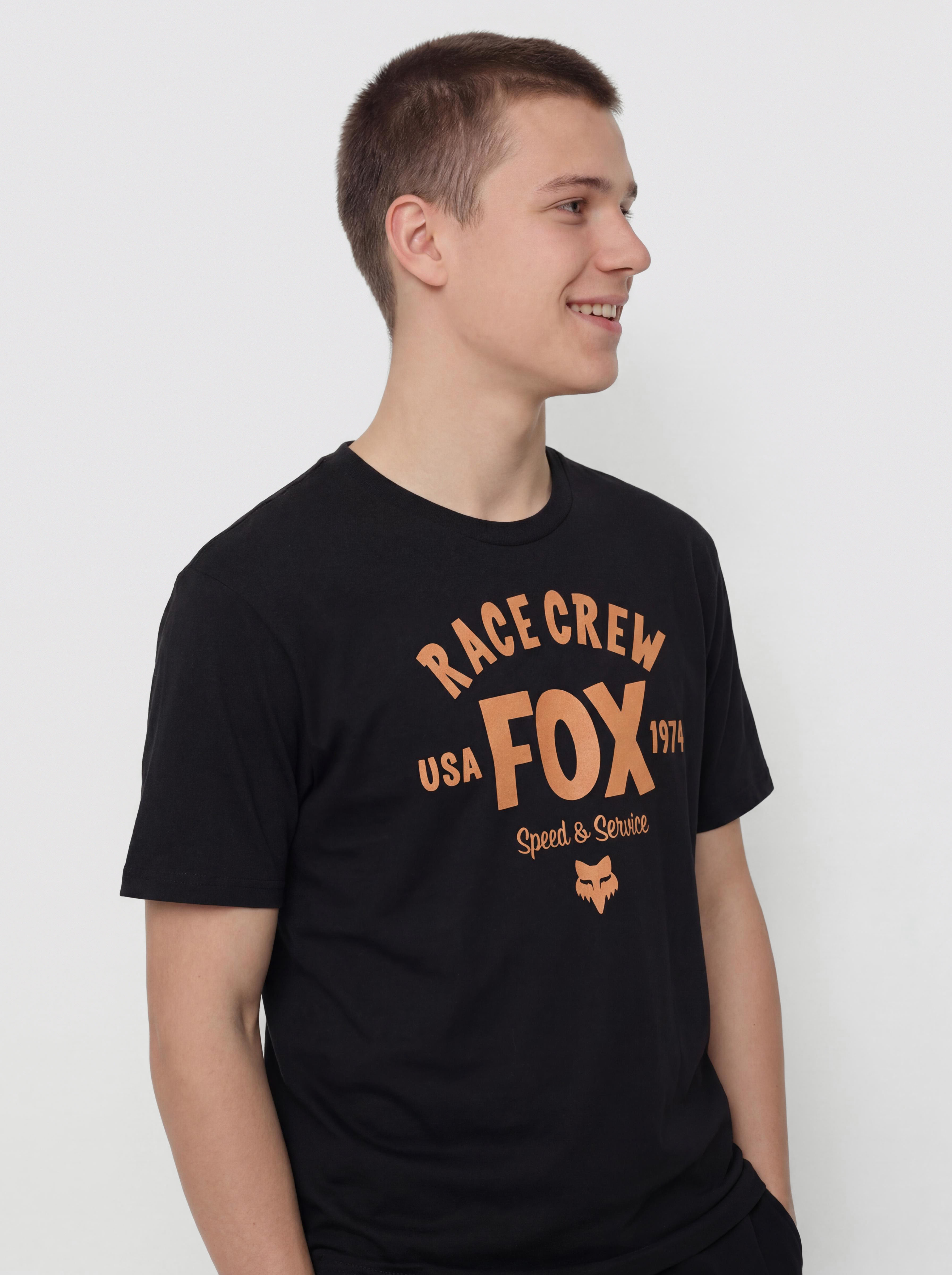 Tričko Fox Slogan (black)