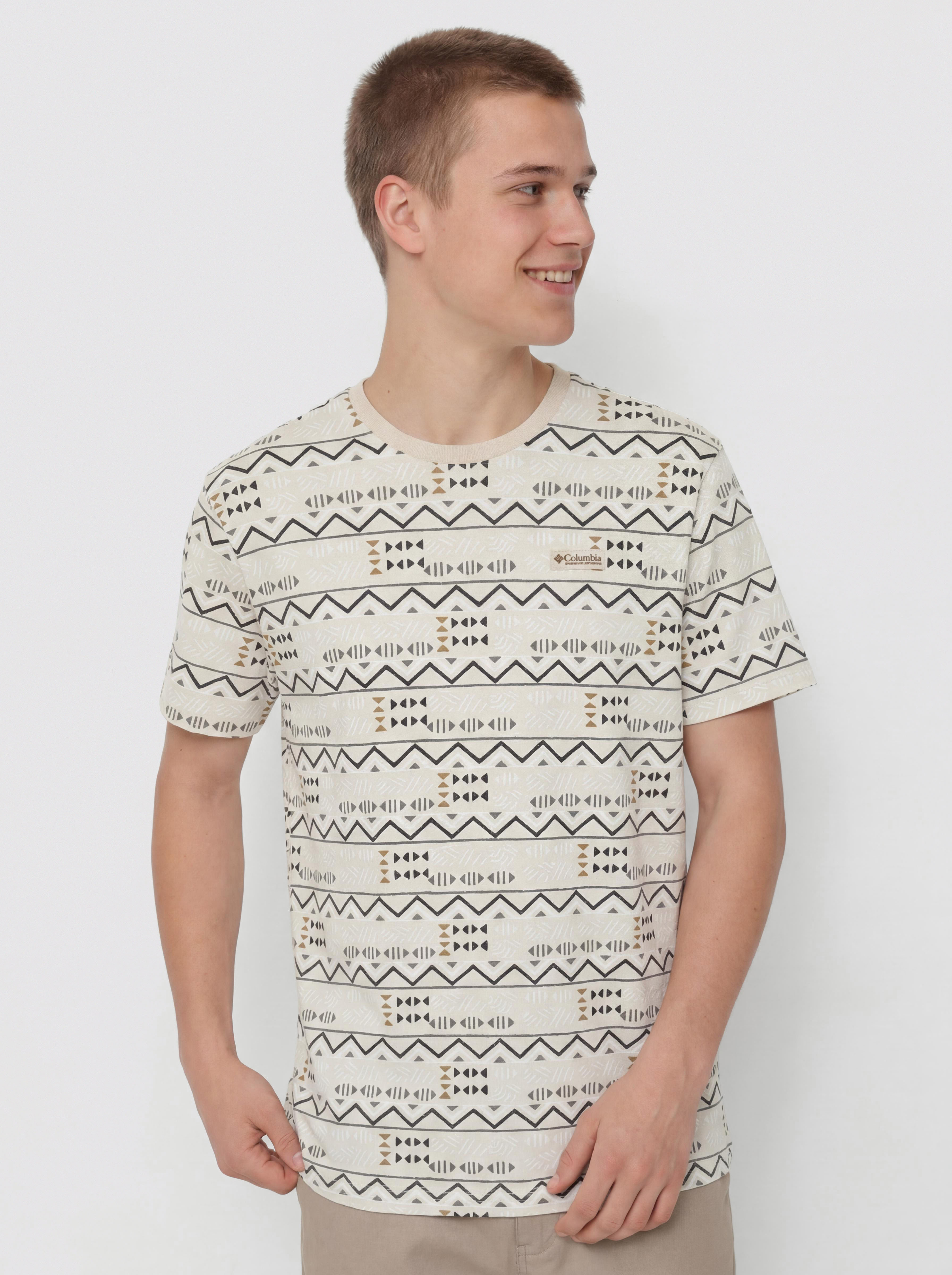 Tričko Columbia CSC Heavyweight Printed (dark stone/horizons)