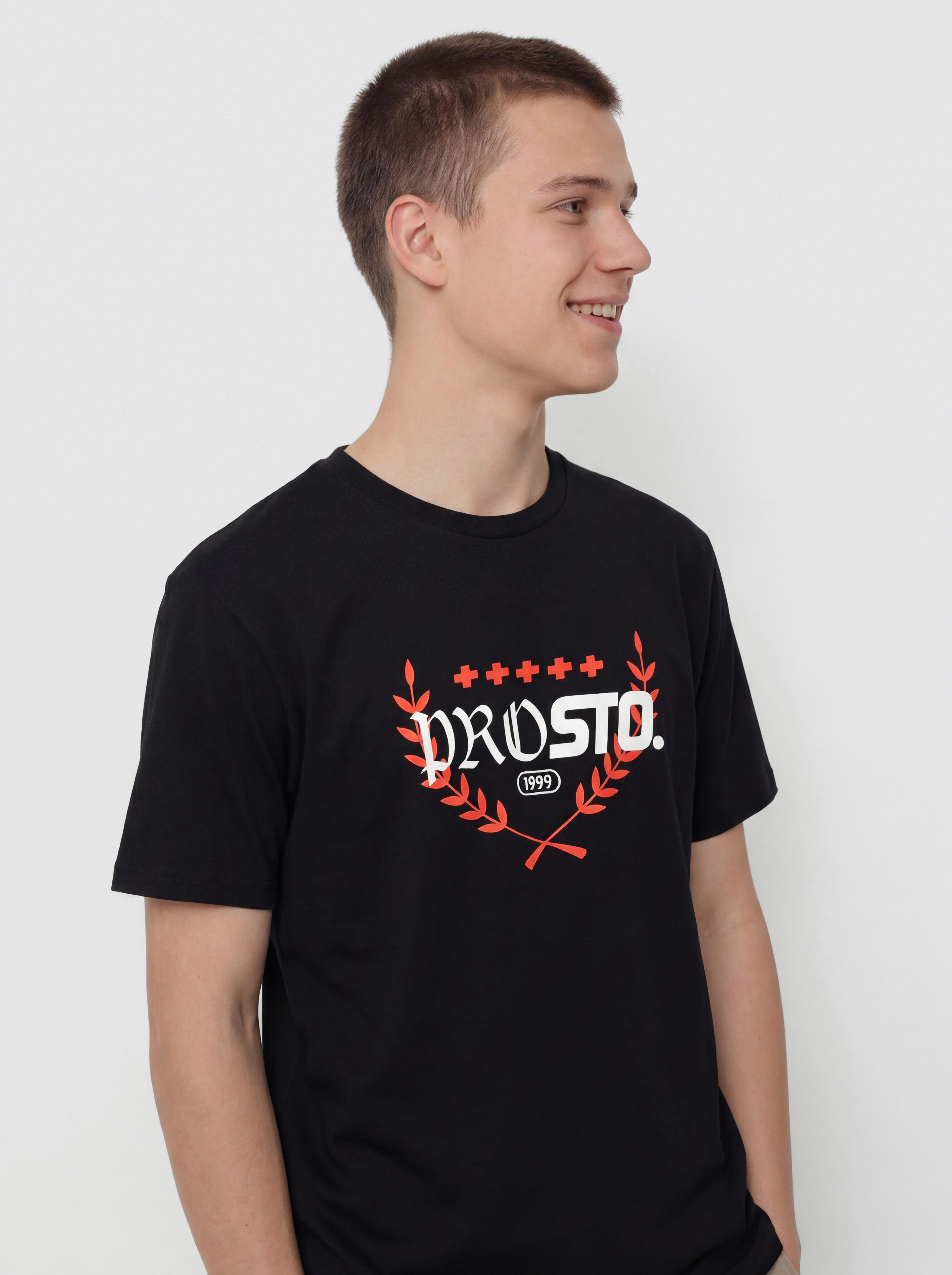 Tričko Prosto Huffle (black)