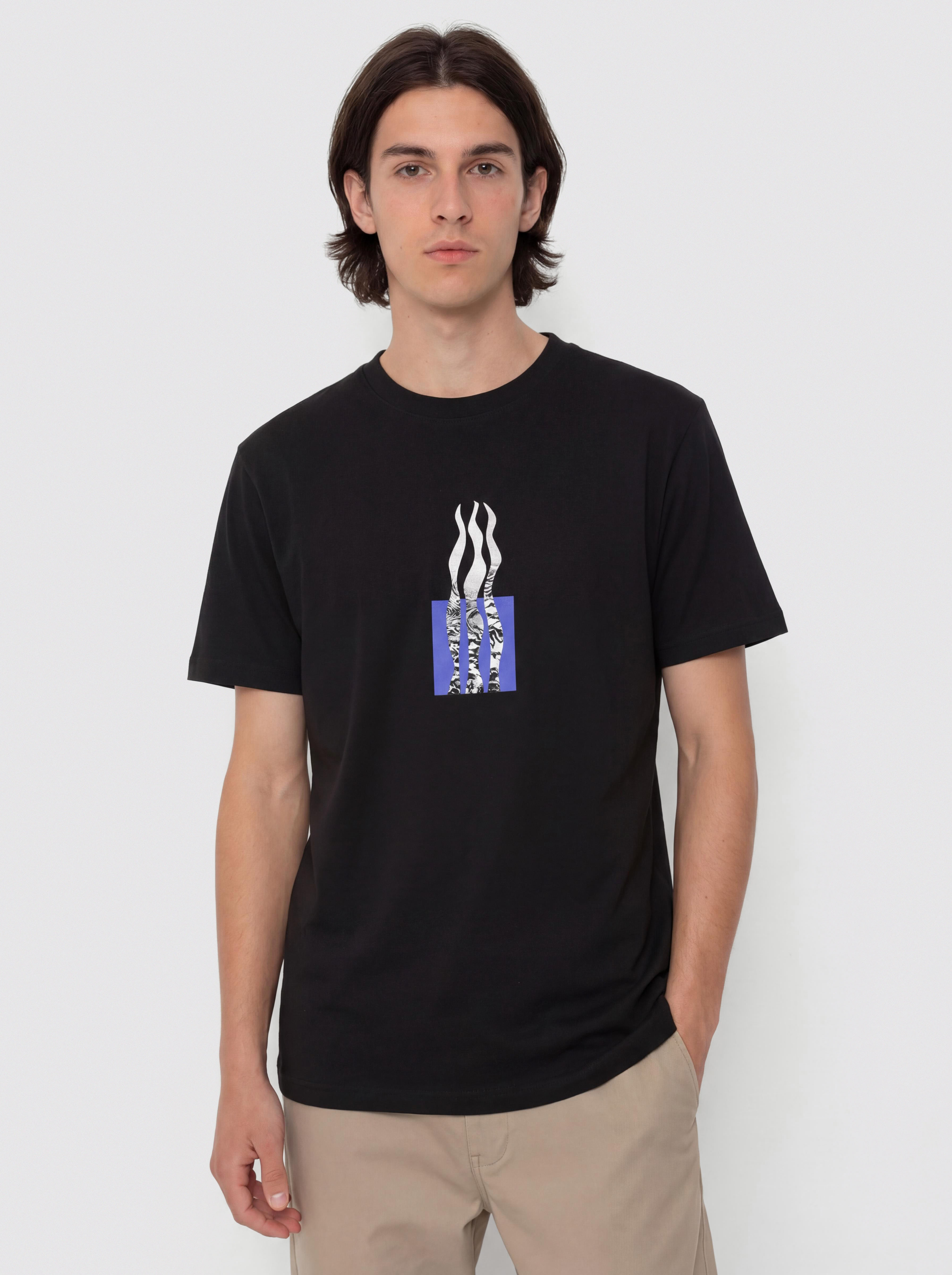 Tričko Poetic Collective Flames (black)