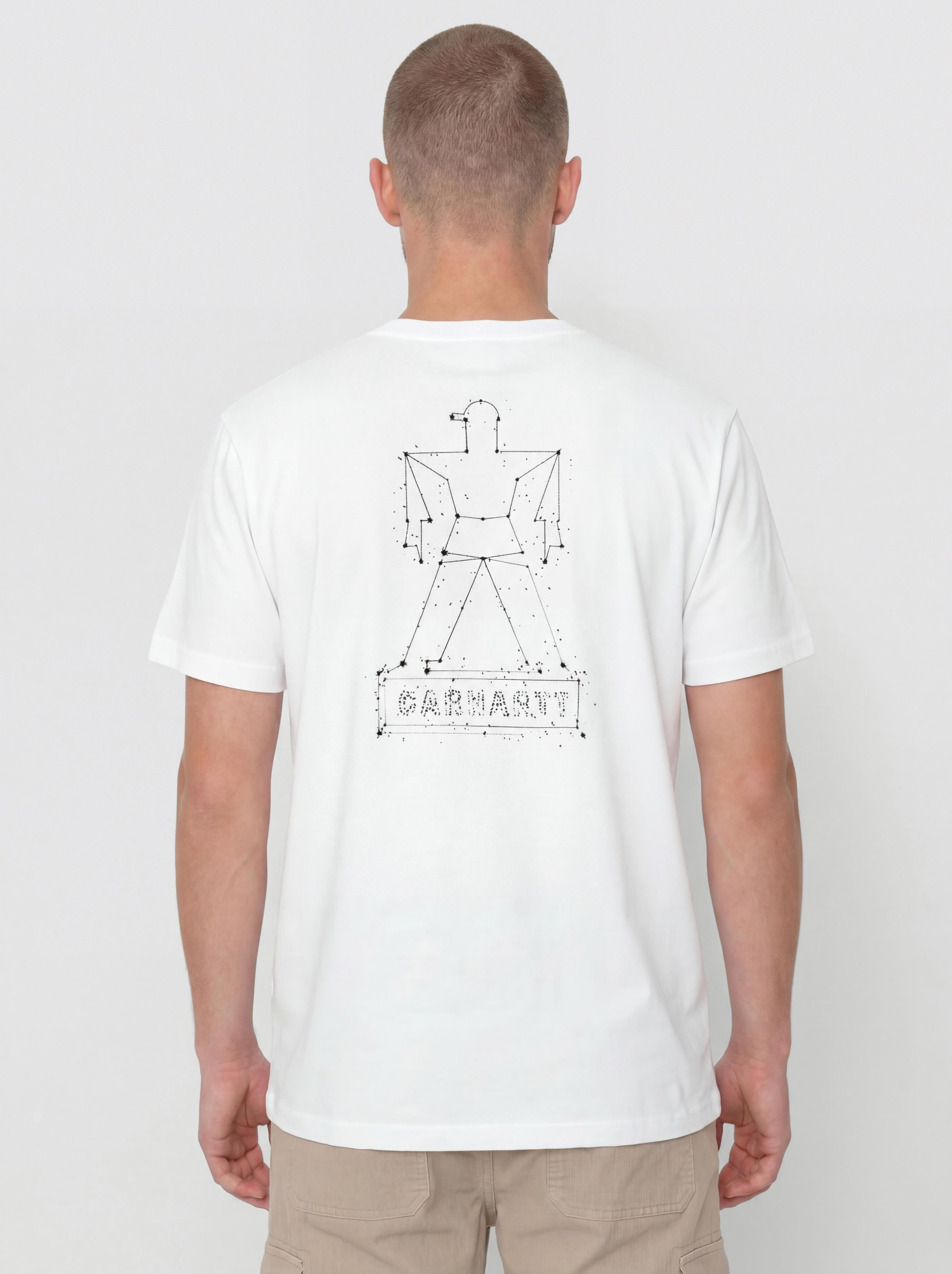 Tričko Carhartt WIP Stargazer (white/black)