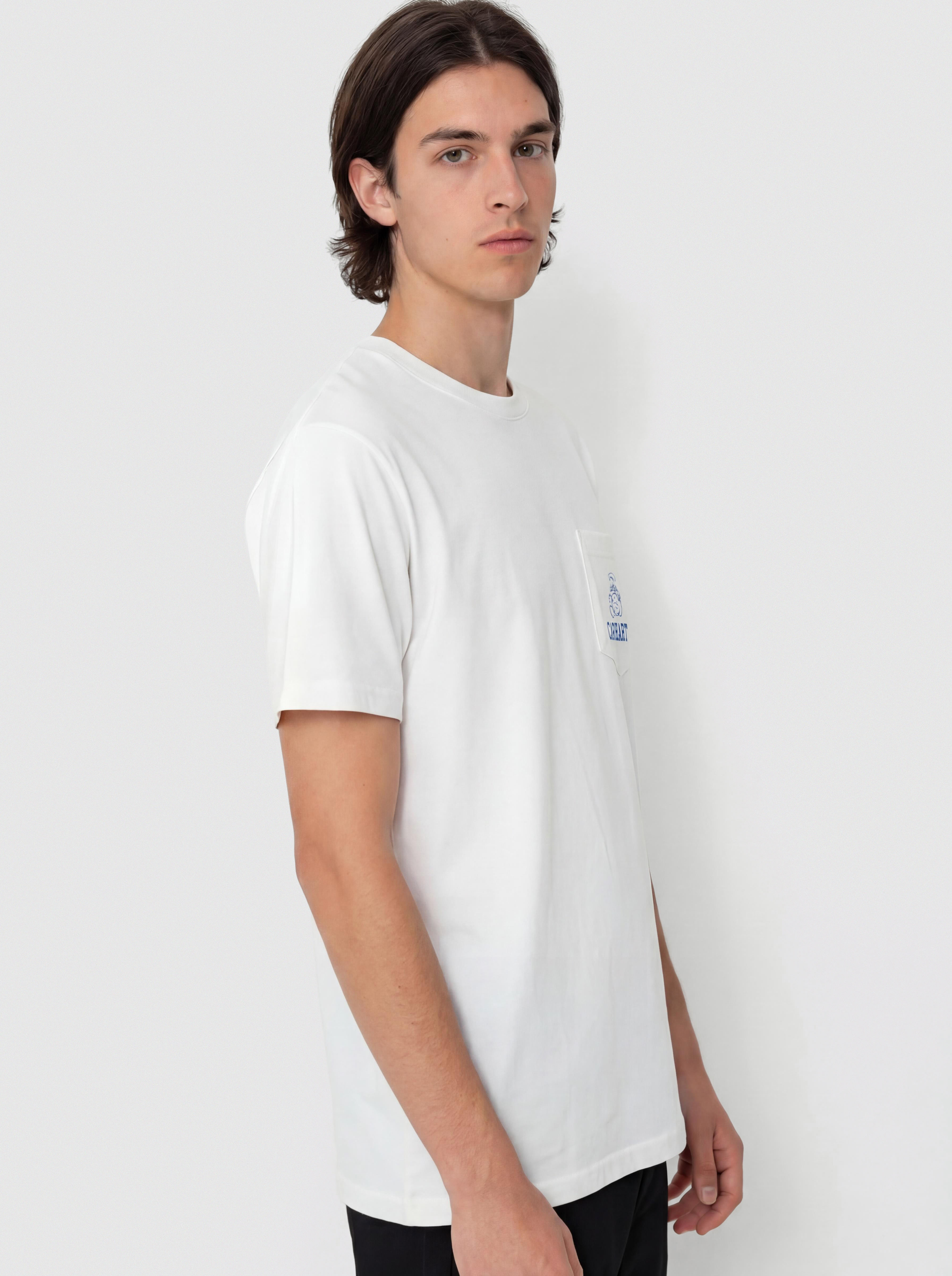 Tričko Carhartt WIP Pond Corps Pocket (white)