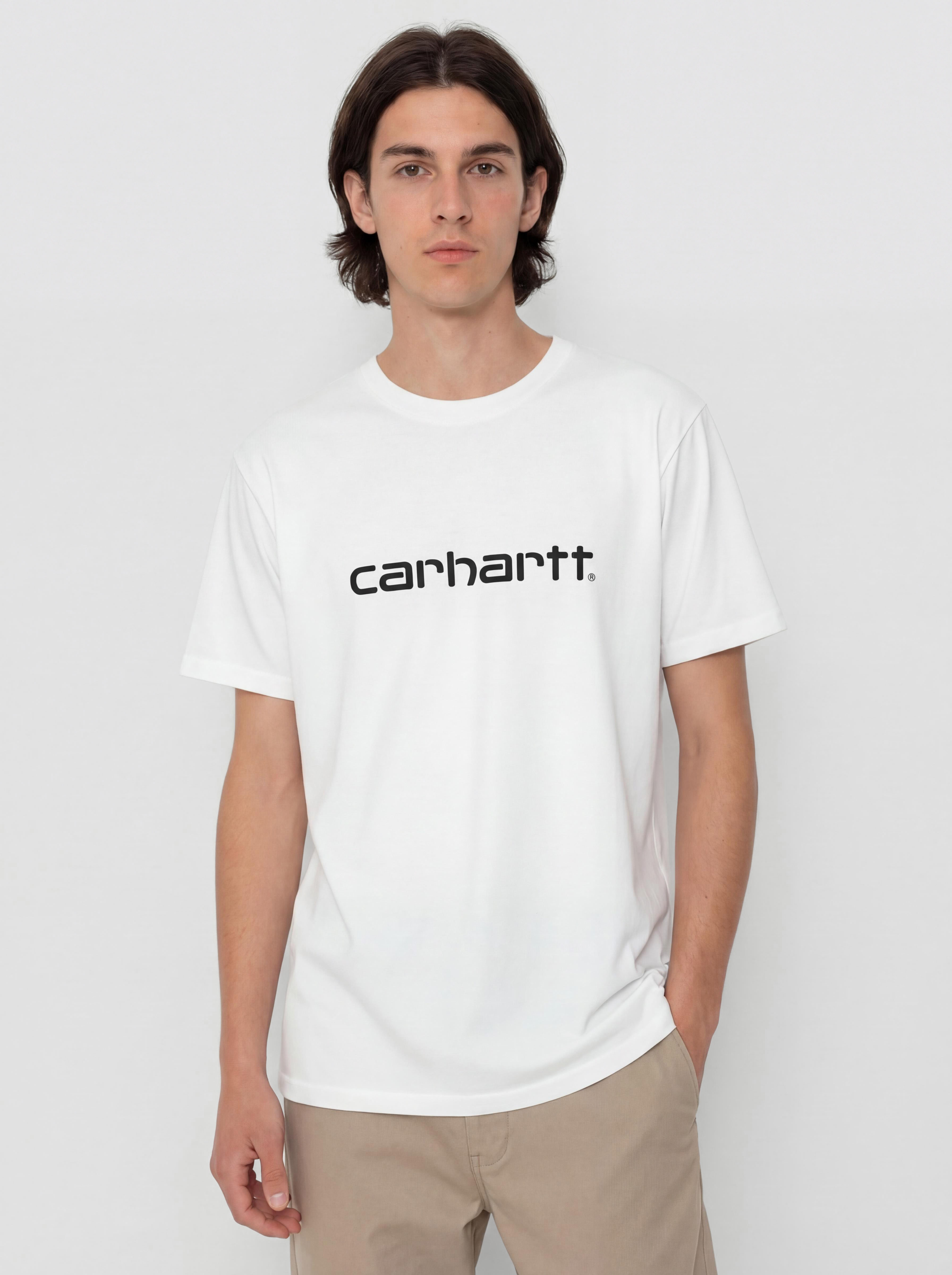 Tričko Carhartt WIP Script (white/black)