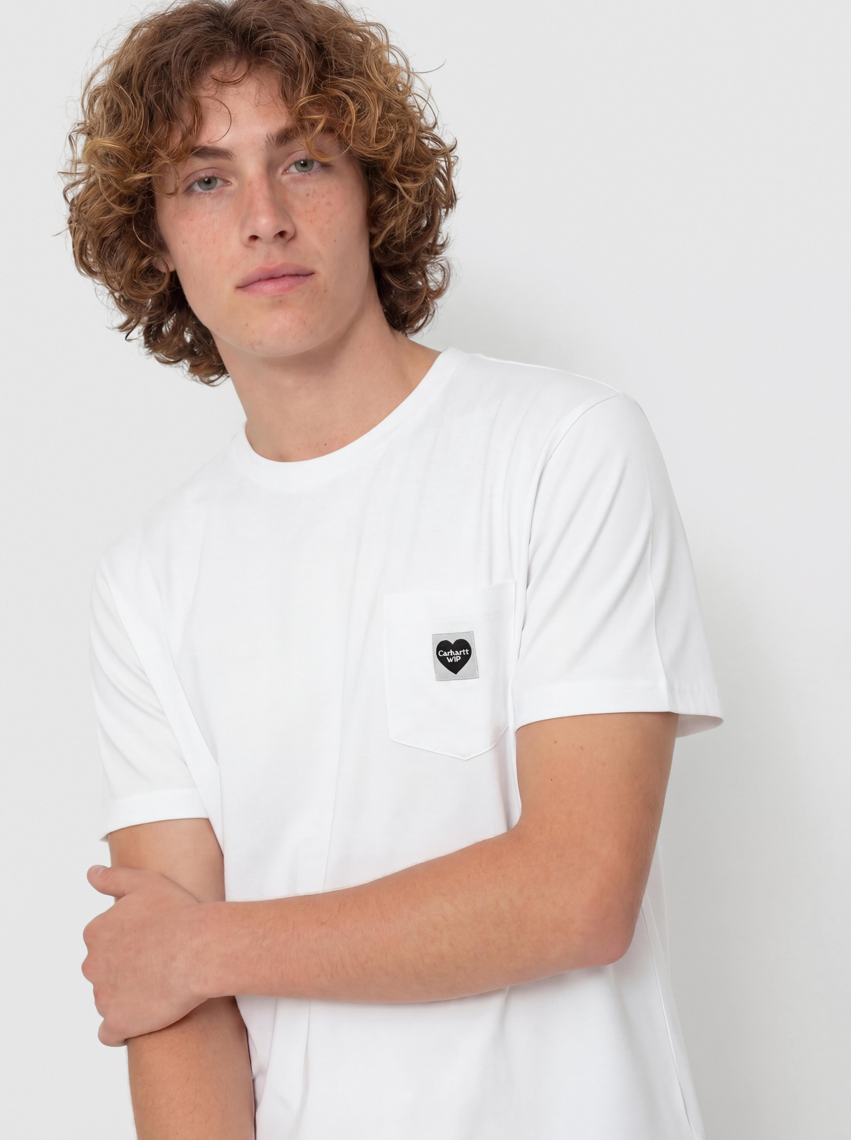 Tričko Carhartt WIP Pocket Heart (white/black)