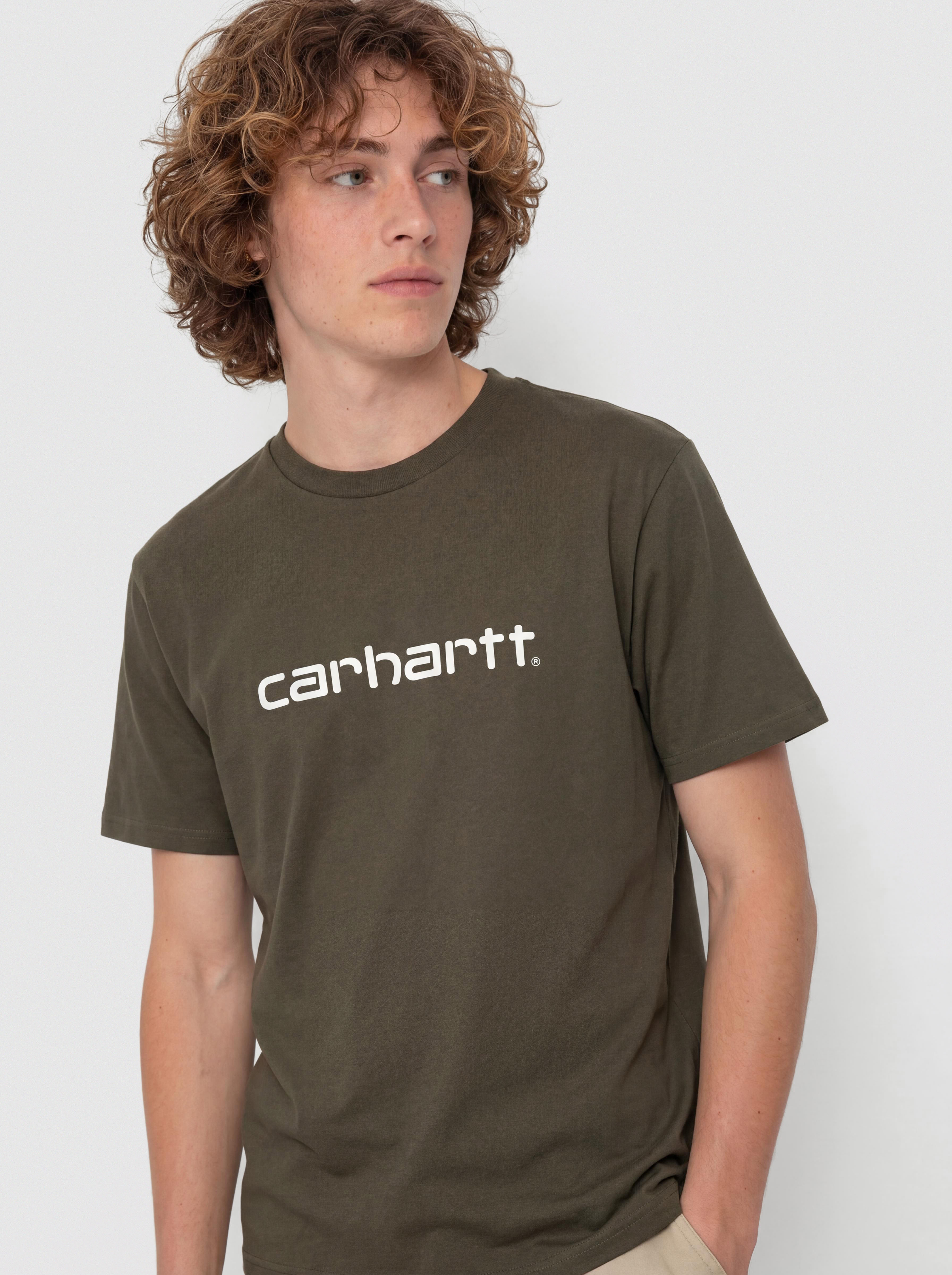 Tričko Carhartt WIP Script (turtle/air pink)