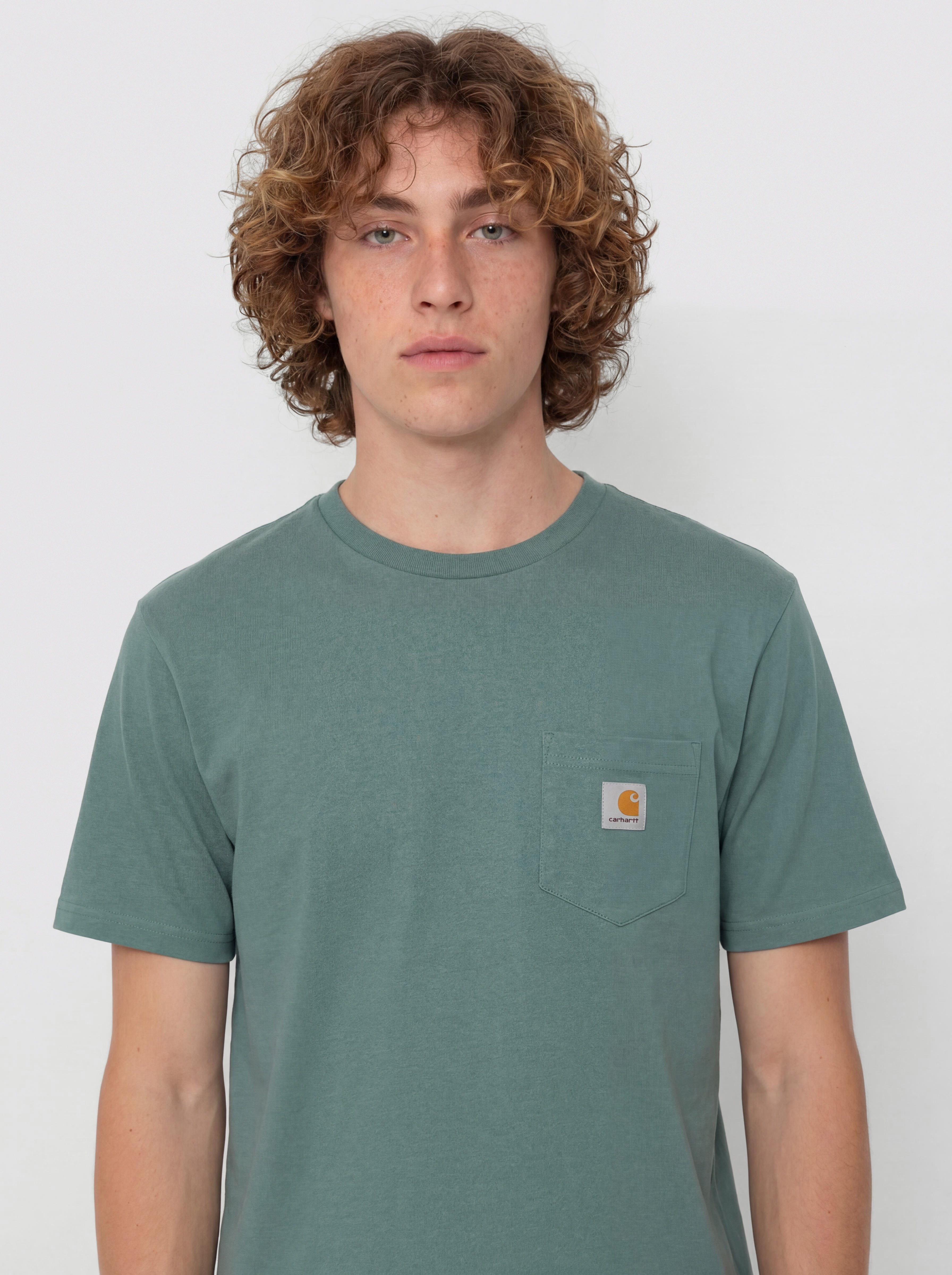 Tričko Carhartt WIP Pocket (silver pine)