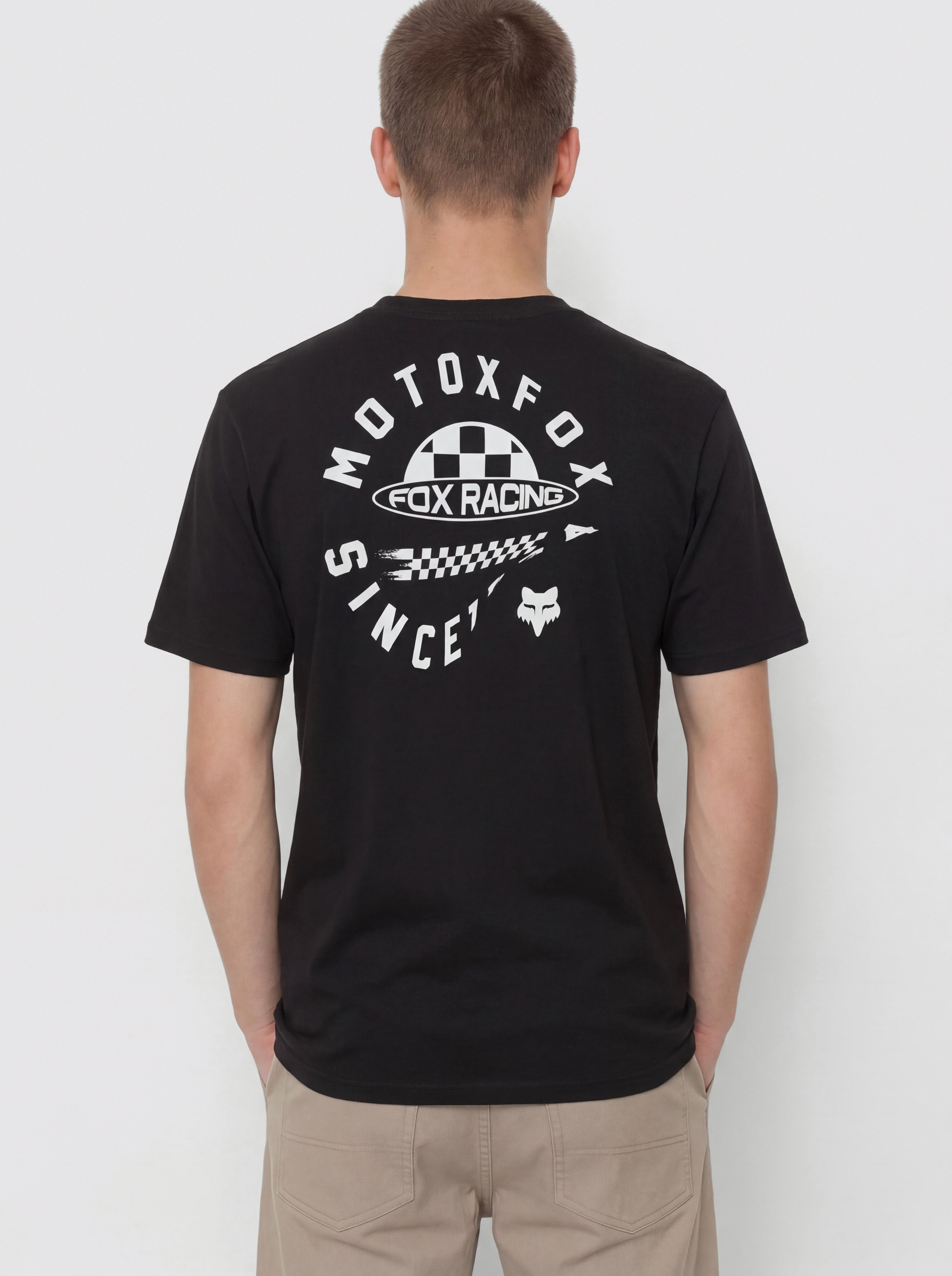 Tričko Fox Planet Moto (black)
