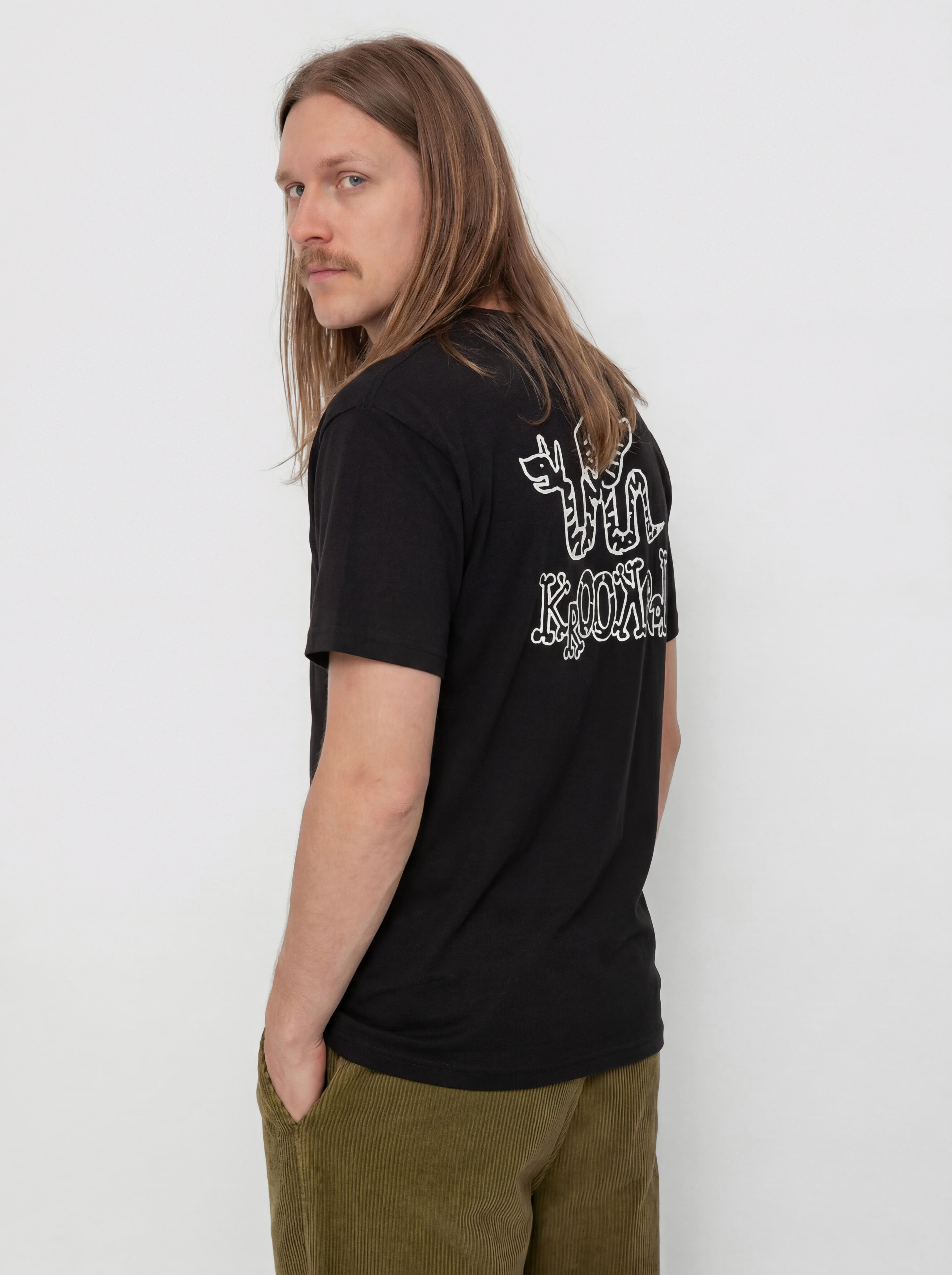 Tričko Krooked No Monsters (black)