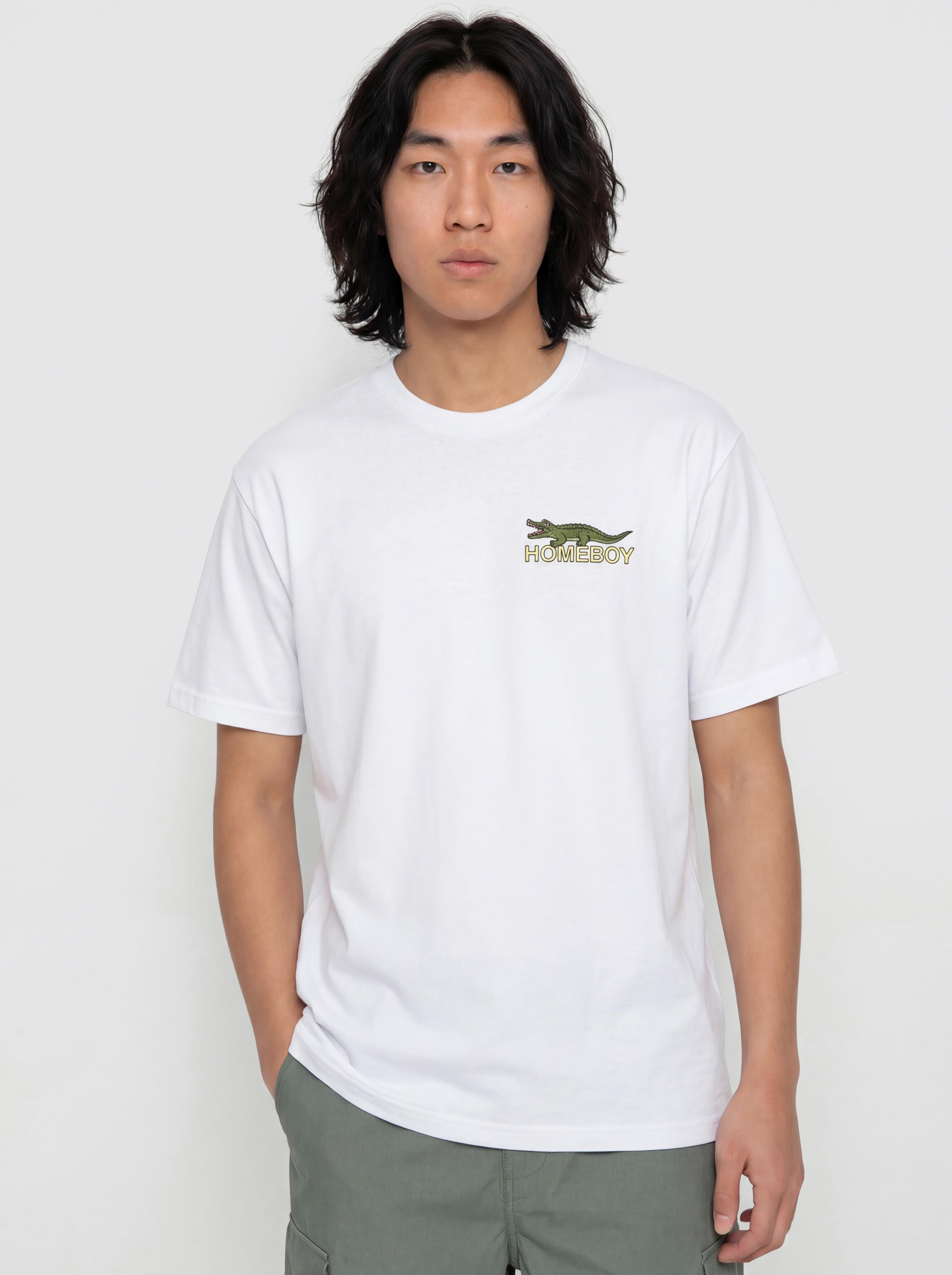 Tričko Homeboy Crocoboy (white)