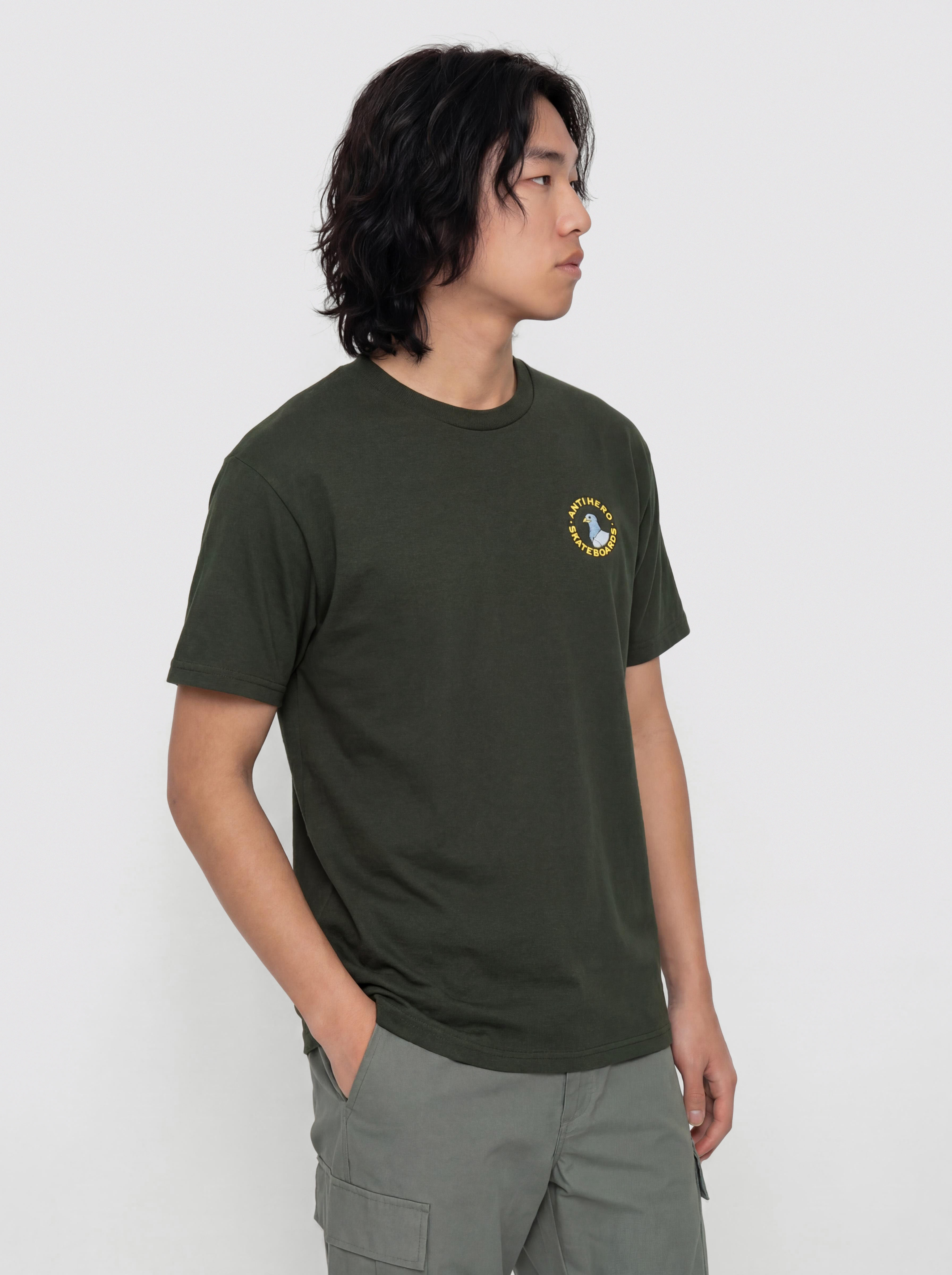 Tričko Antihero Pigeon Rnd (forest green/mt)