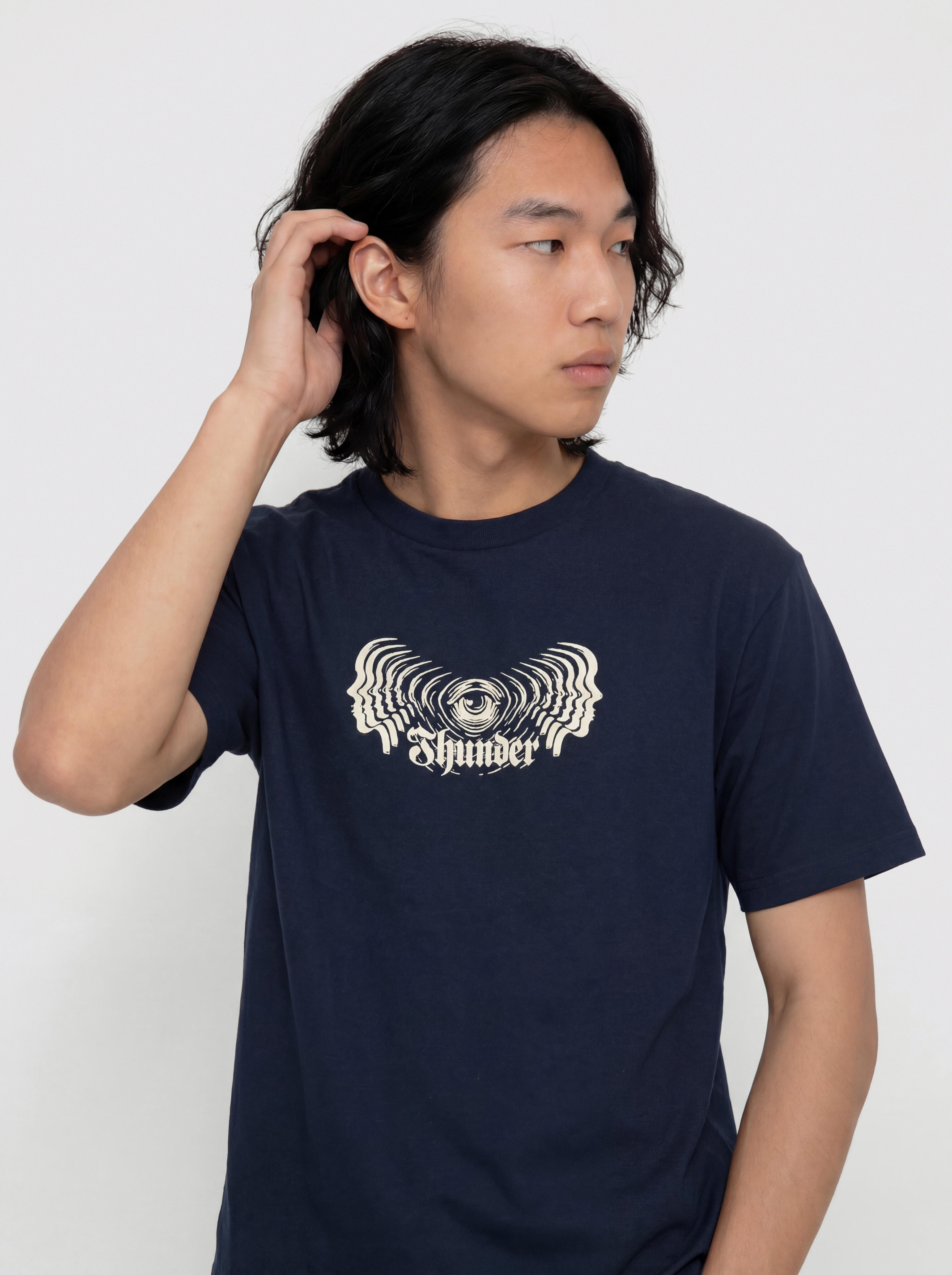 Tričko Thunder Mindstate (true navy w/grey print)