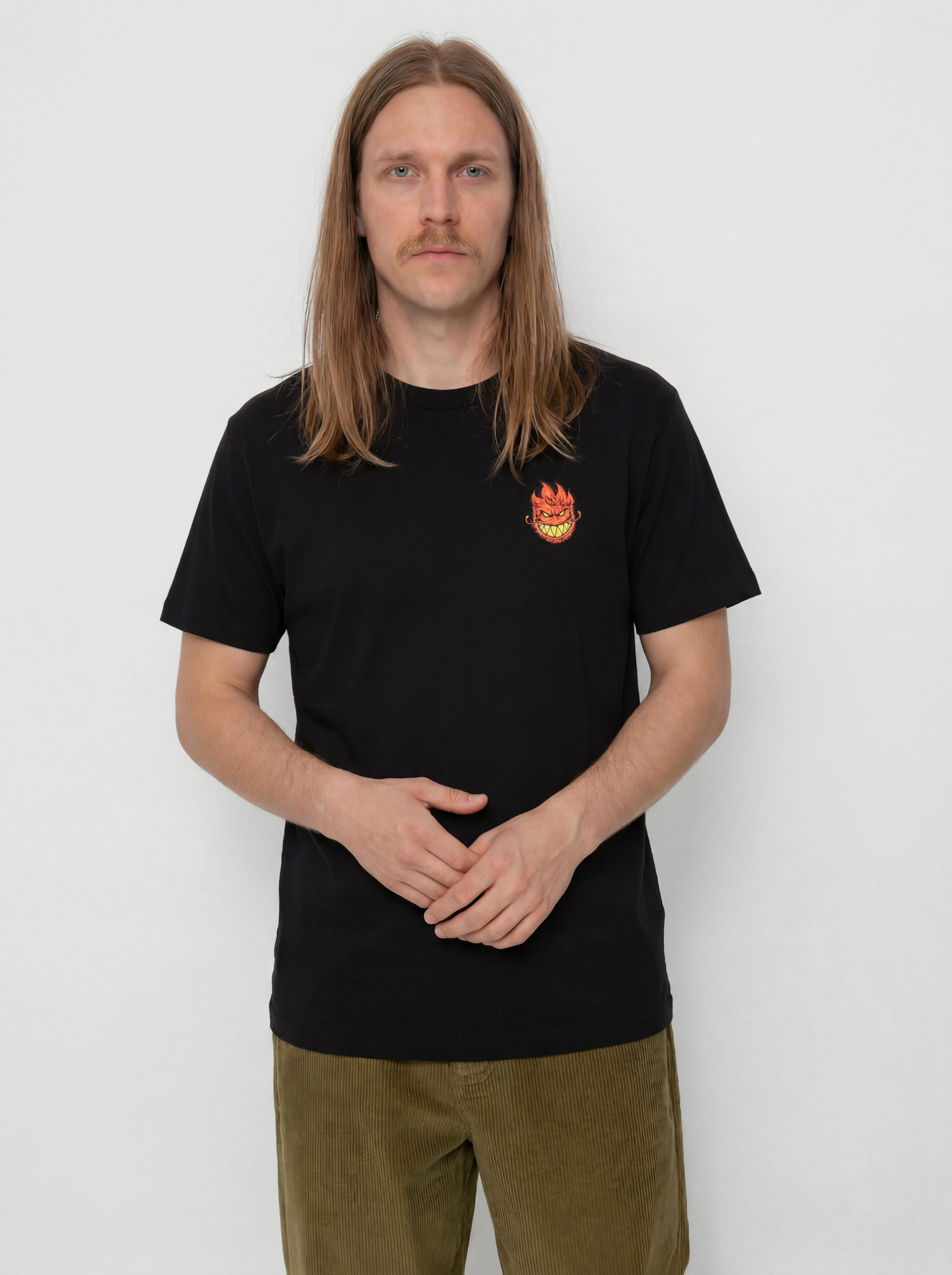 Tričko Spitfire Grimple Furry Cls (black)