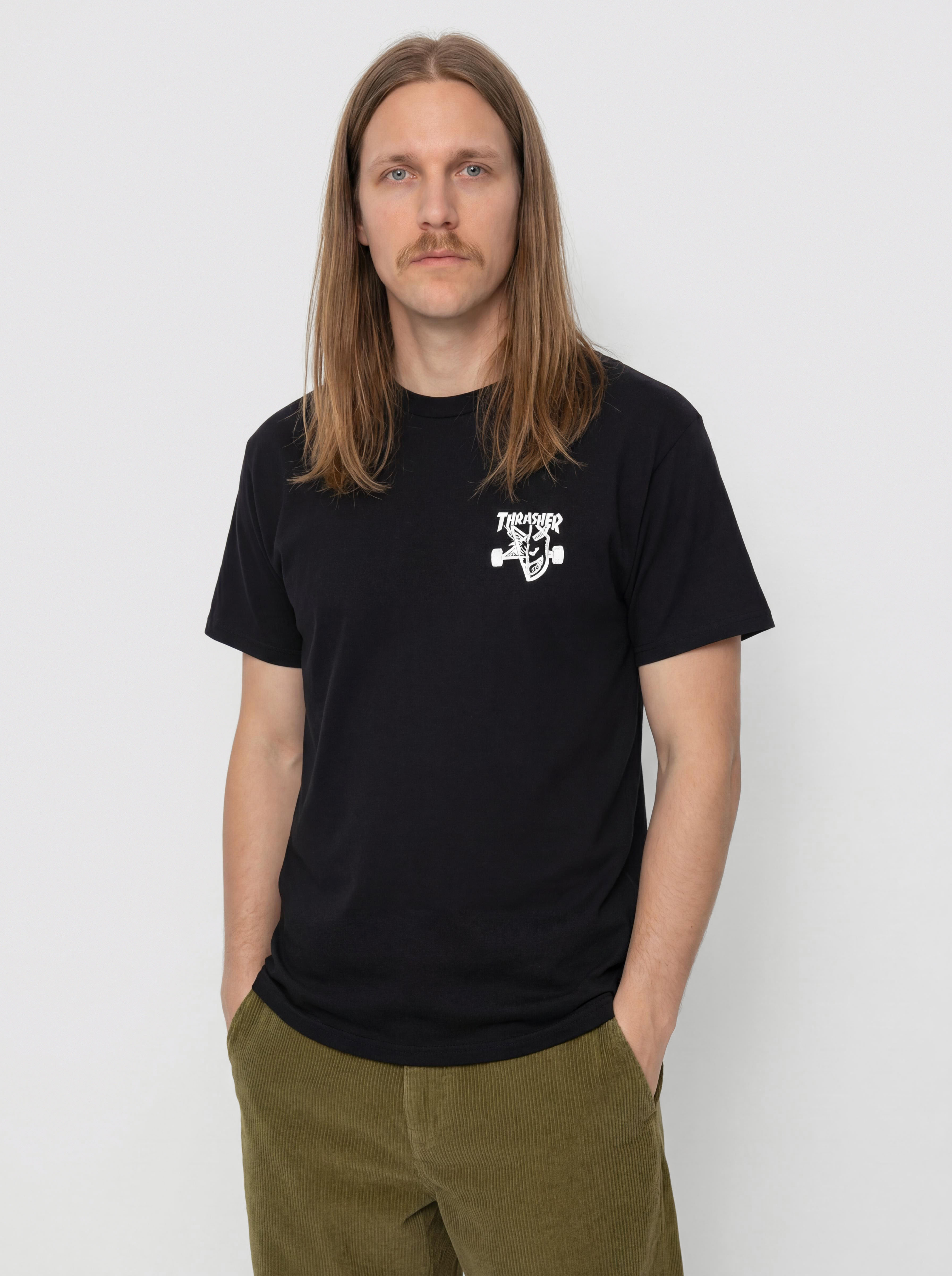 Tričko Thrasher x Spitfire Classic Swirl (black)