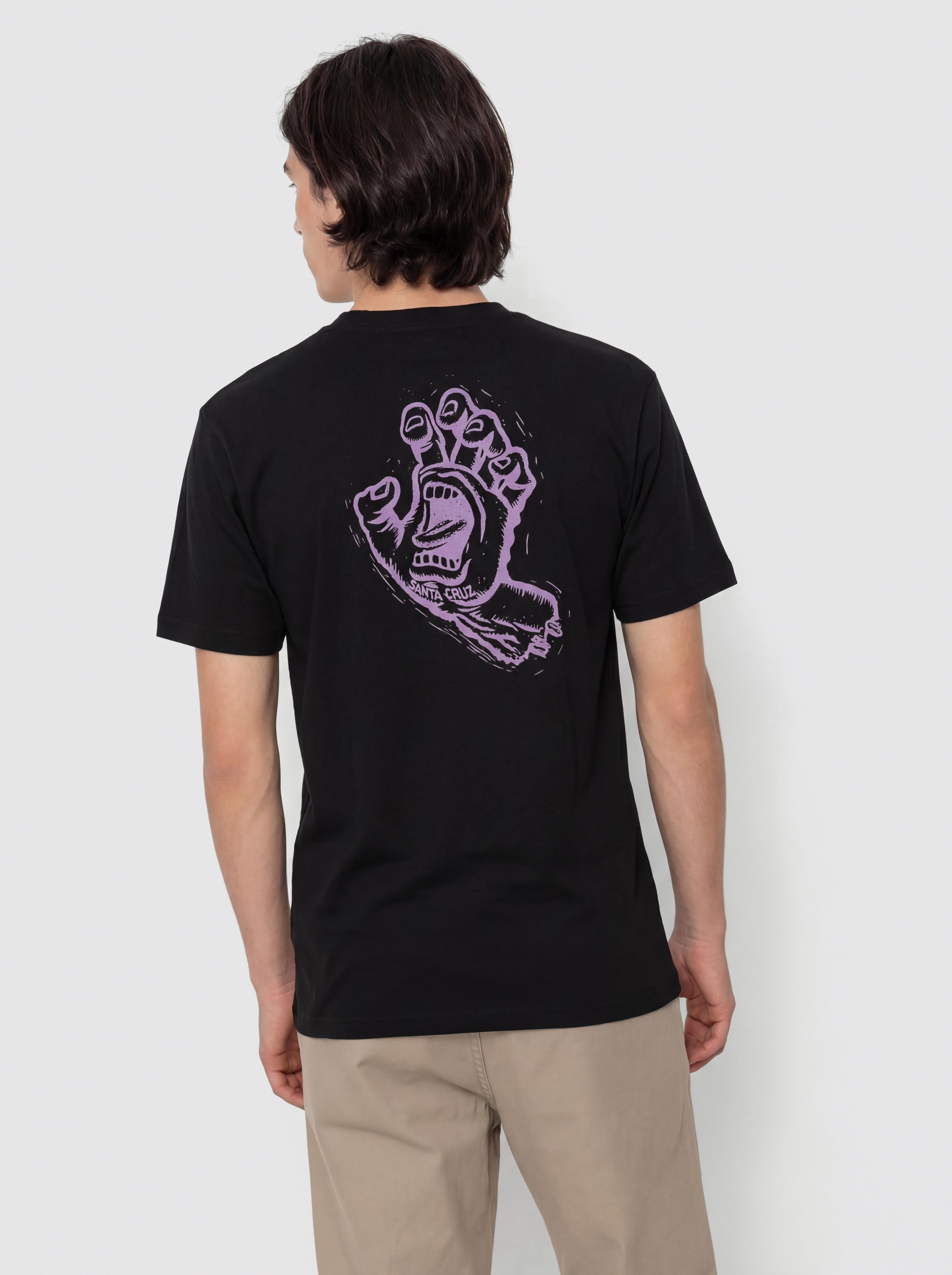Tričko Santa Cruz Stamped Screaming Hand (black)