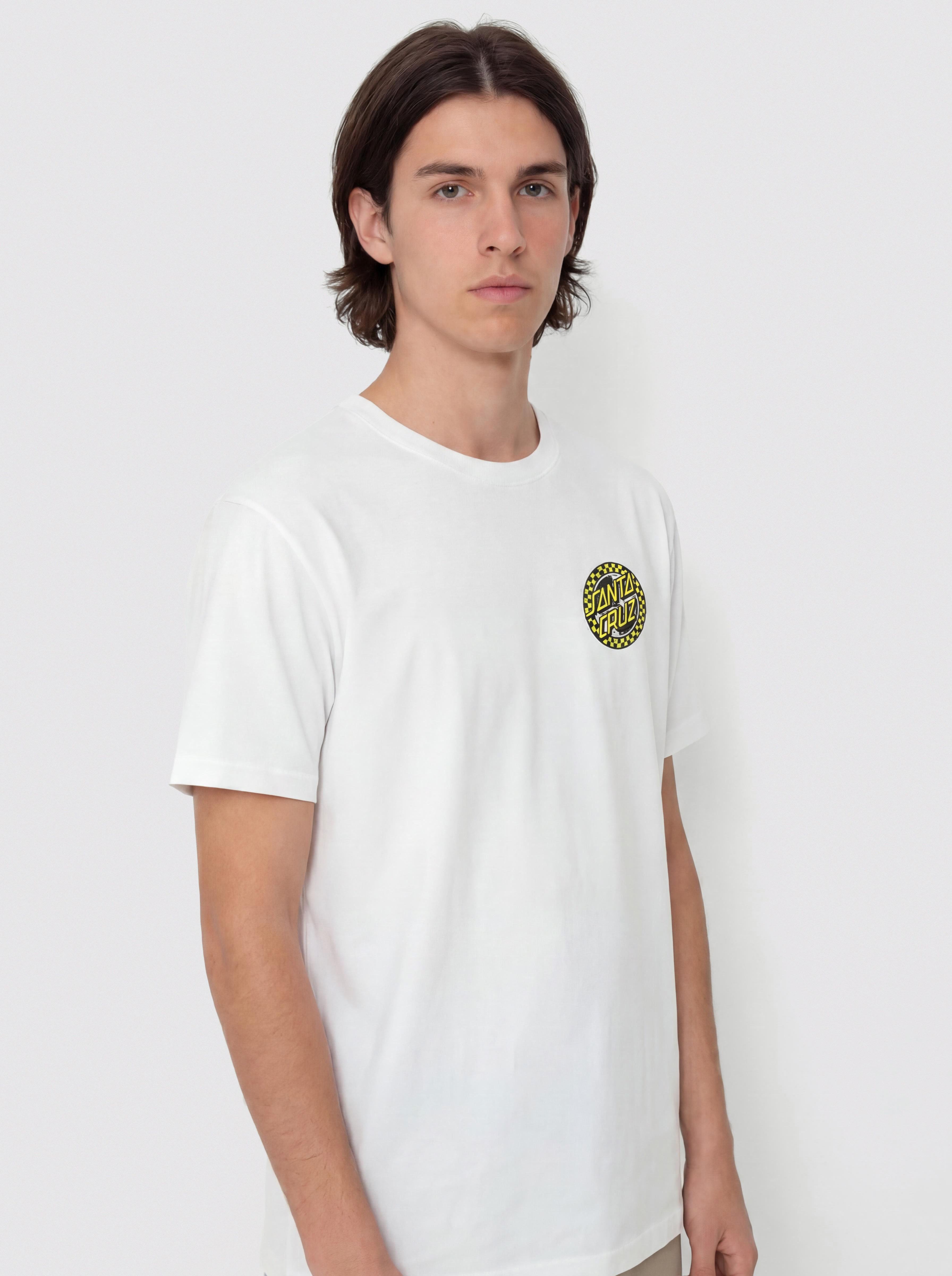 Tričko Santa Cruz Malba Crash Dot Chest (white)