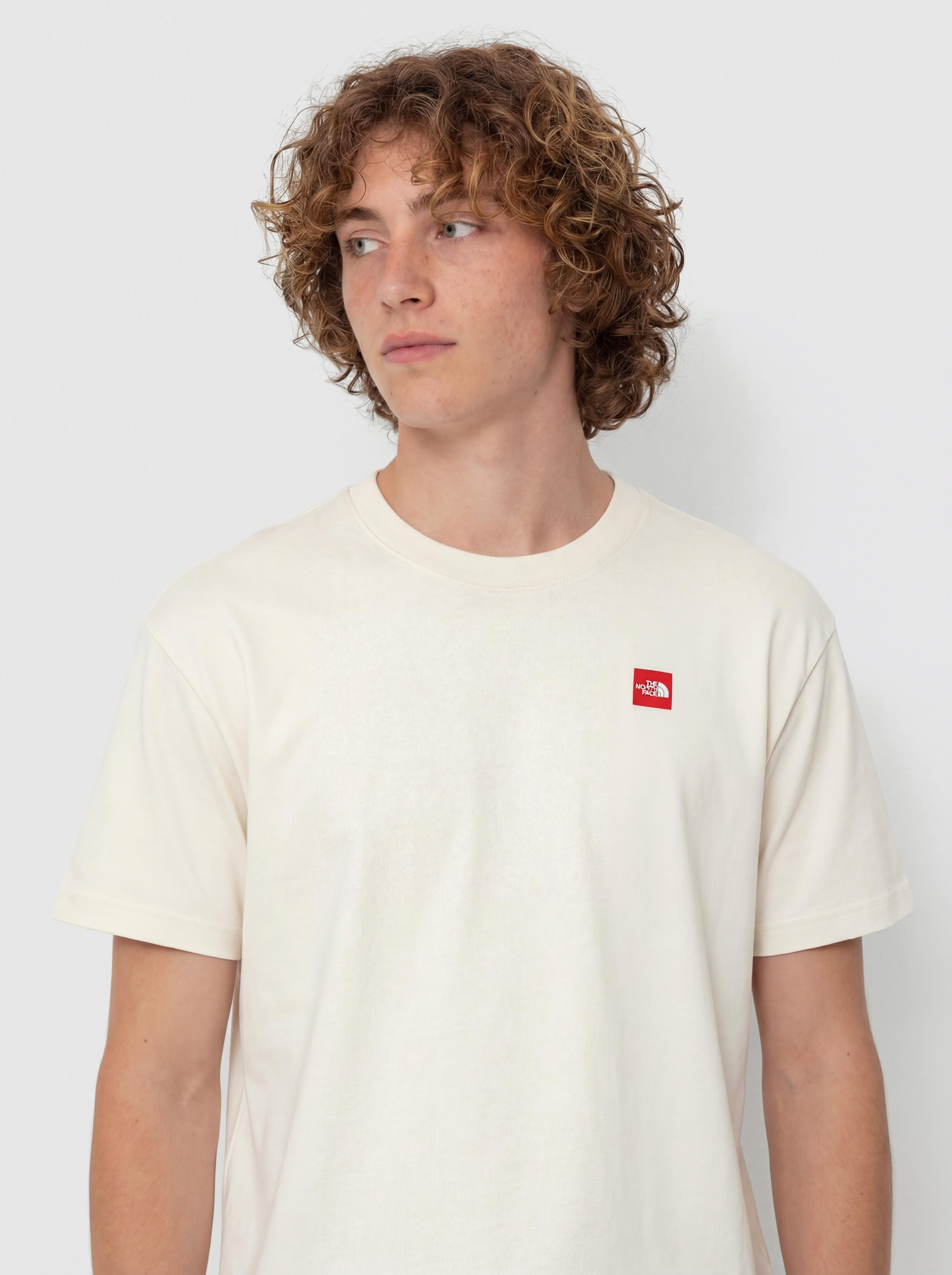 Tričko The North Face Tnf Red Box (white dune)