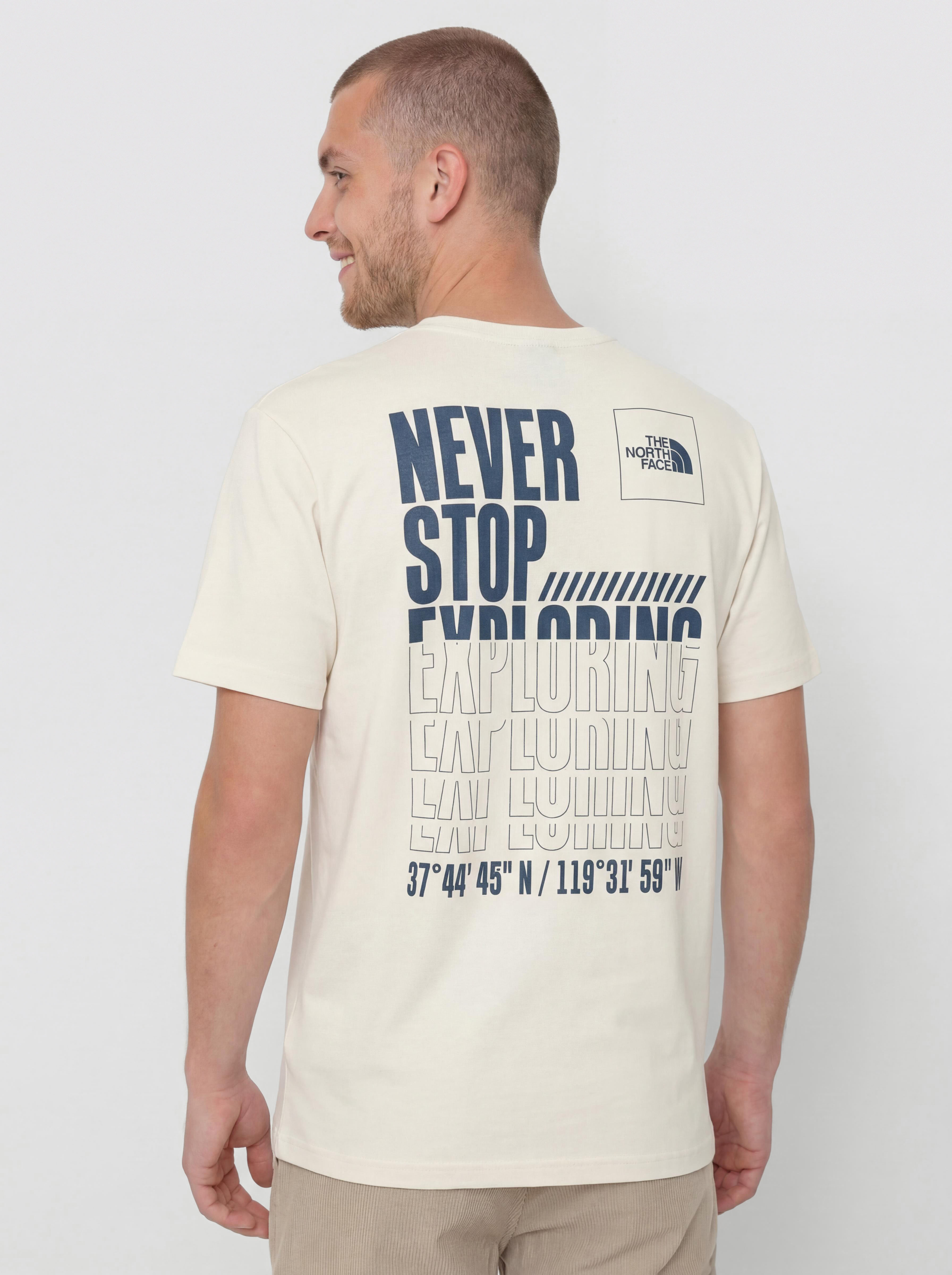 Tričko The North Face Coordinates (white dune)