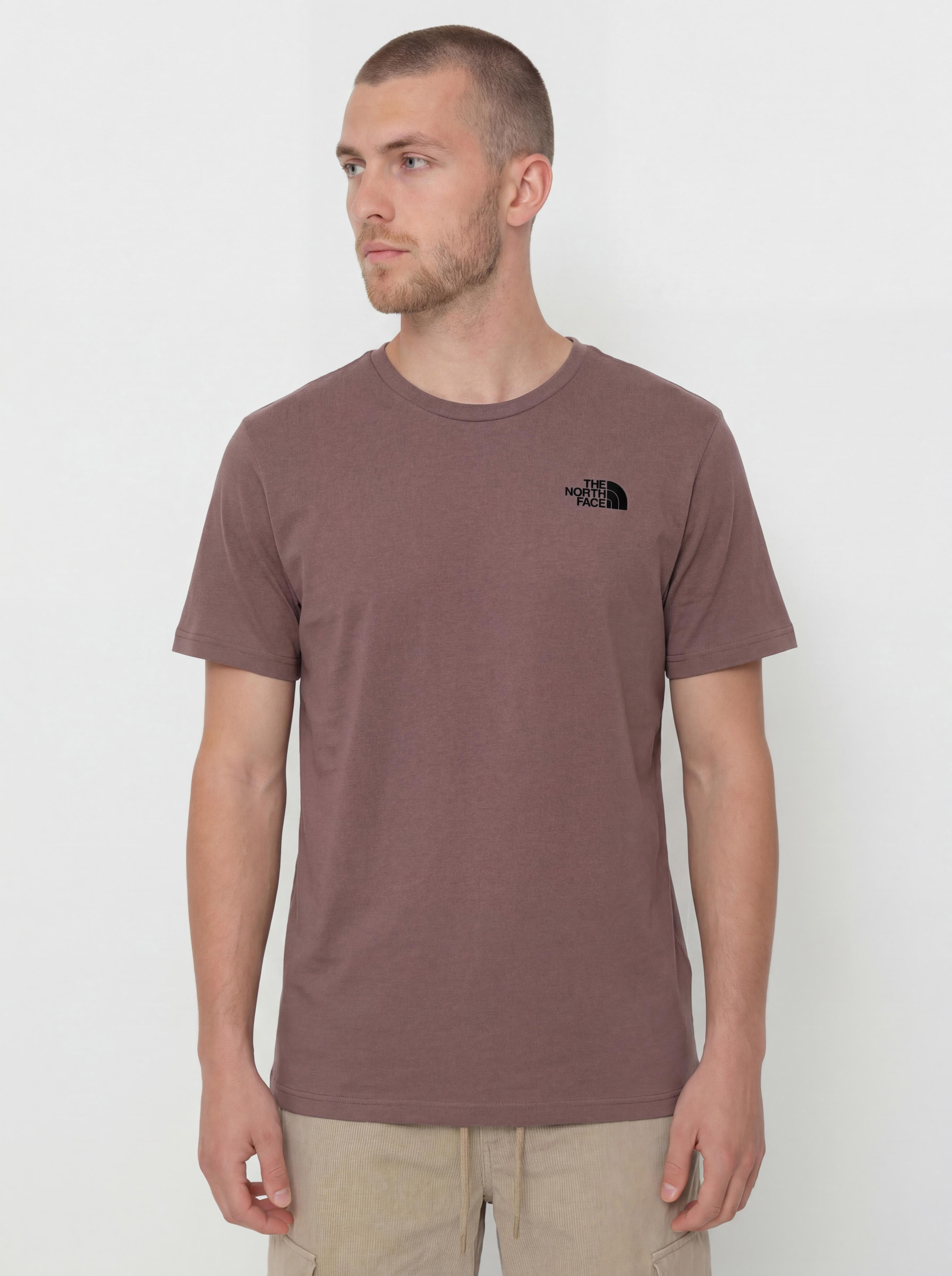 Tričko The North Face Box Nse Edge Of Light Infill Relaxed (tawny quartz/tnf black)