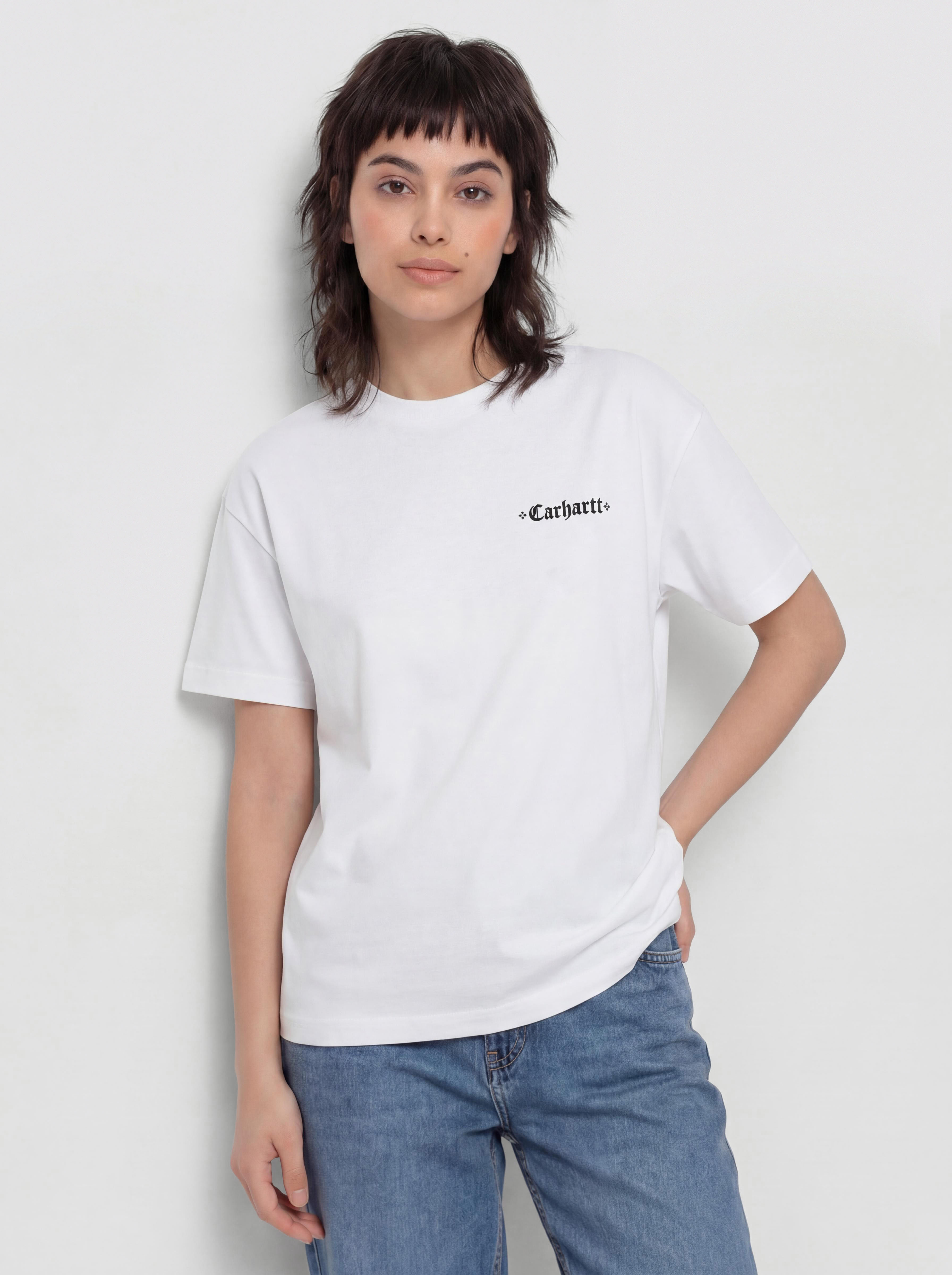 Tričko Carhartt WIP Greatest Hits 02 Wmn (white/black)