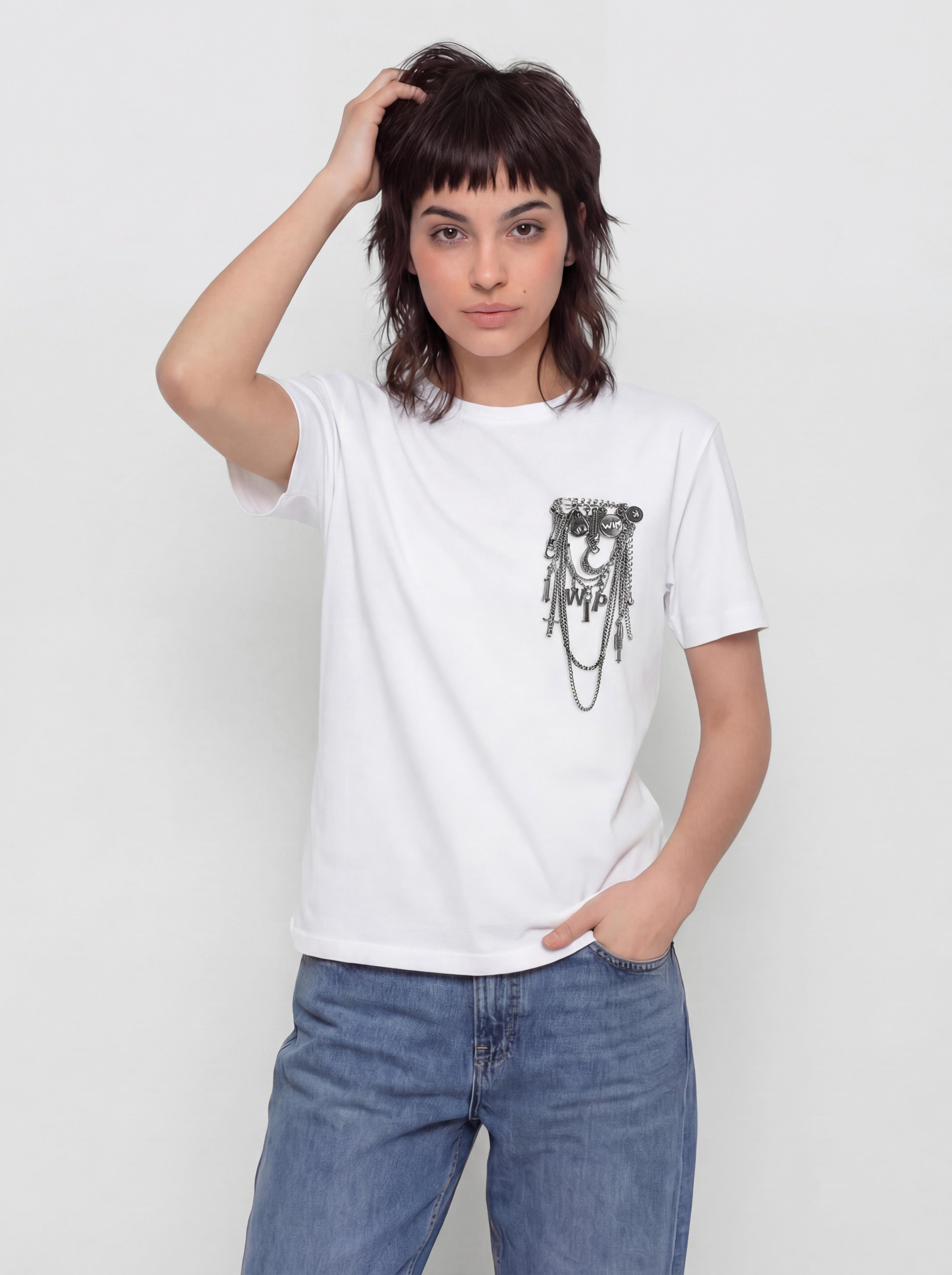Triu010dko Carhartt WIP Inverted Charm Wmn (white)