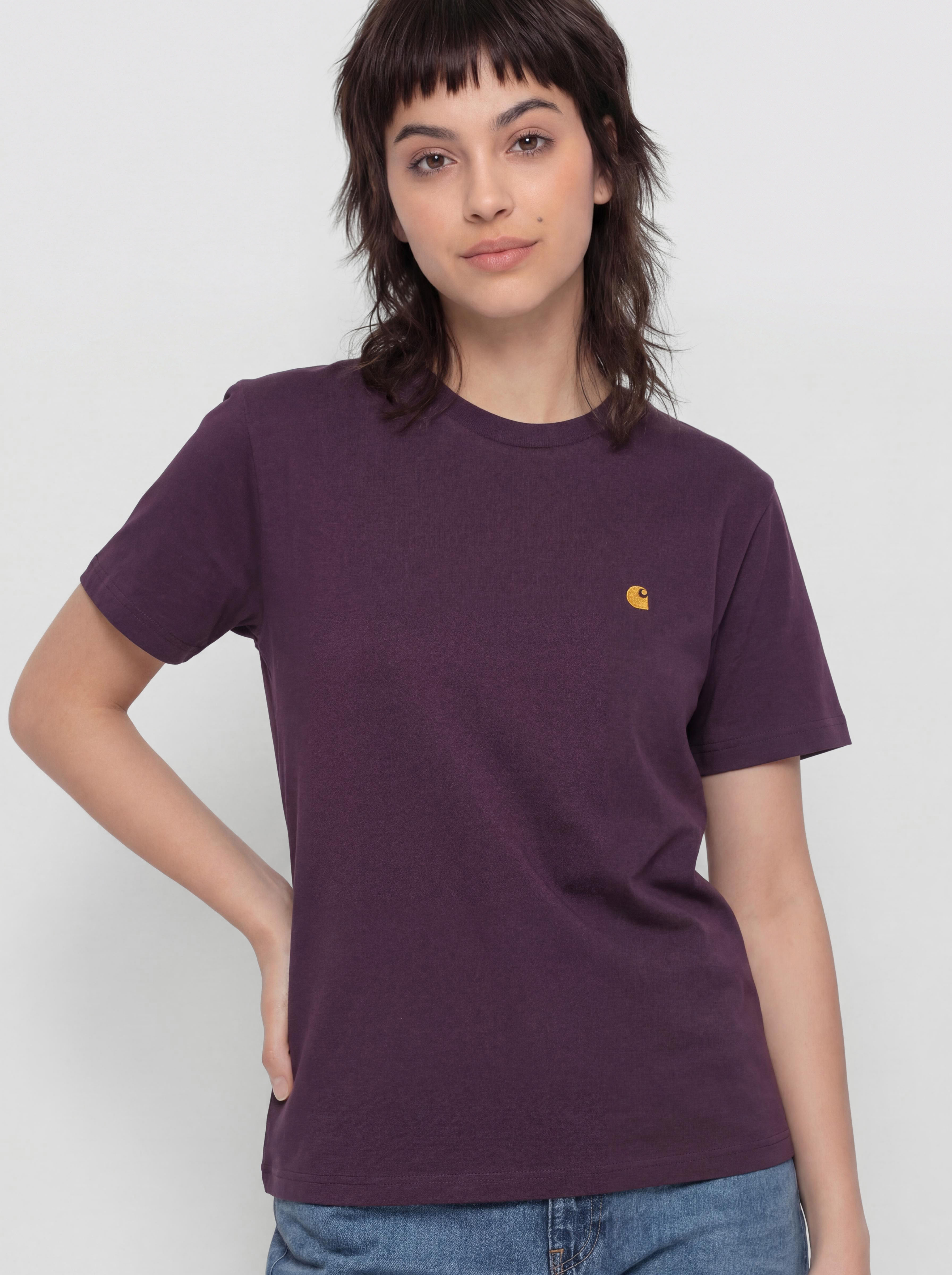 Tričko Carhartt WIP Chase Wmn (cozy purple/gold)
