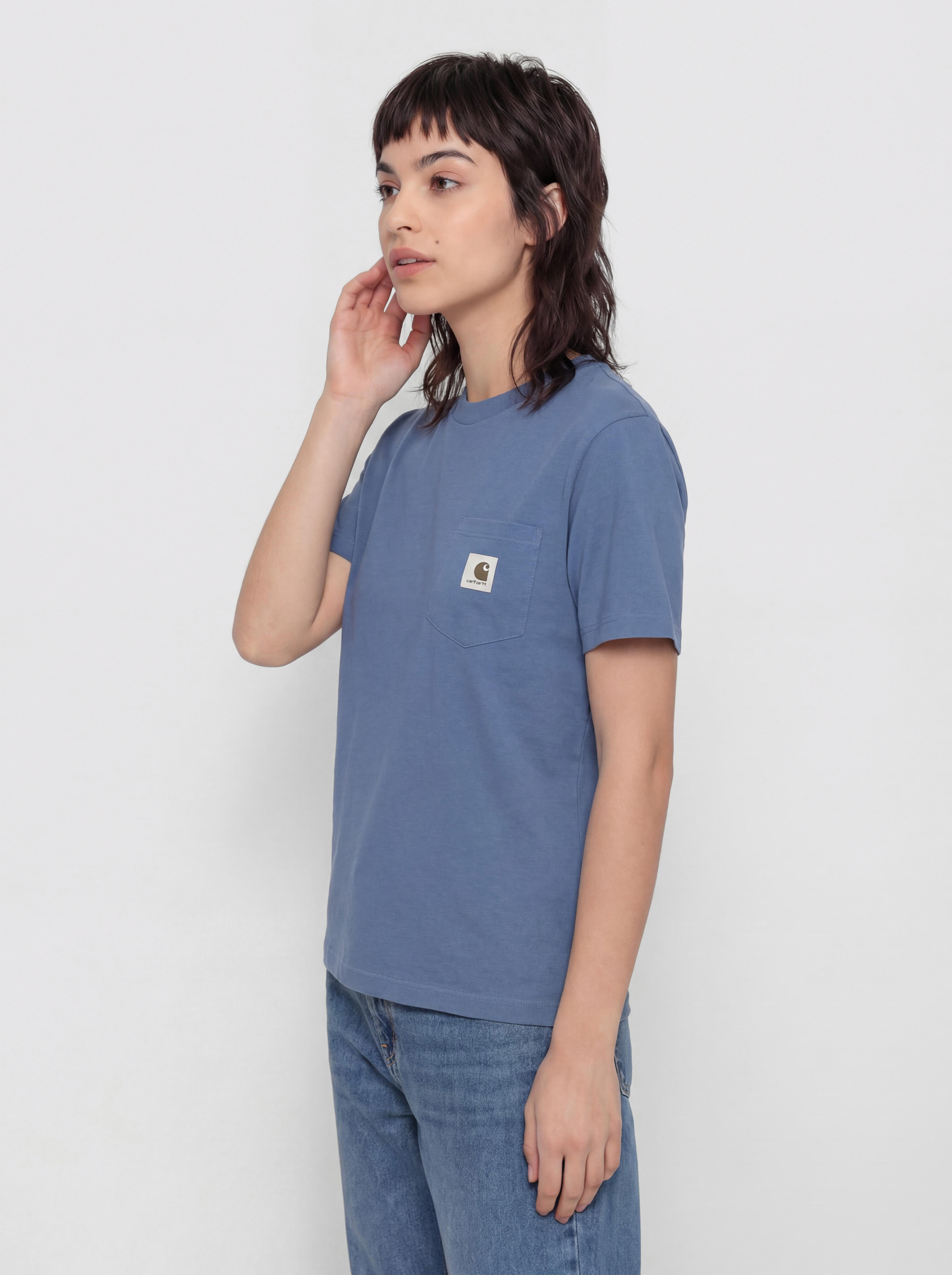 Tričko Carhartt WIP Pocket Wmn (blue iris)