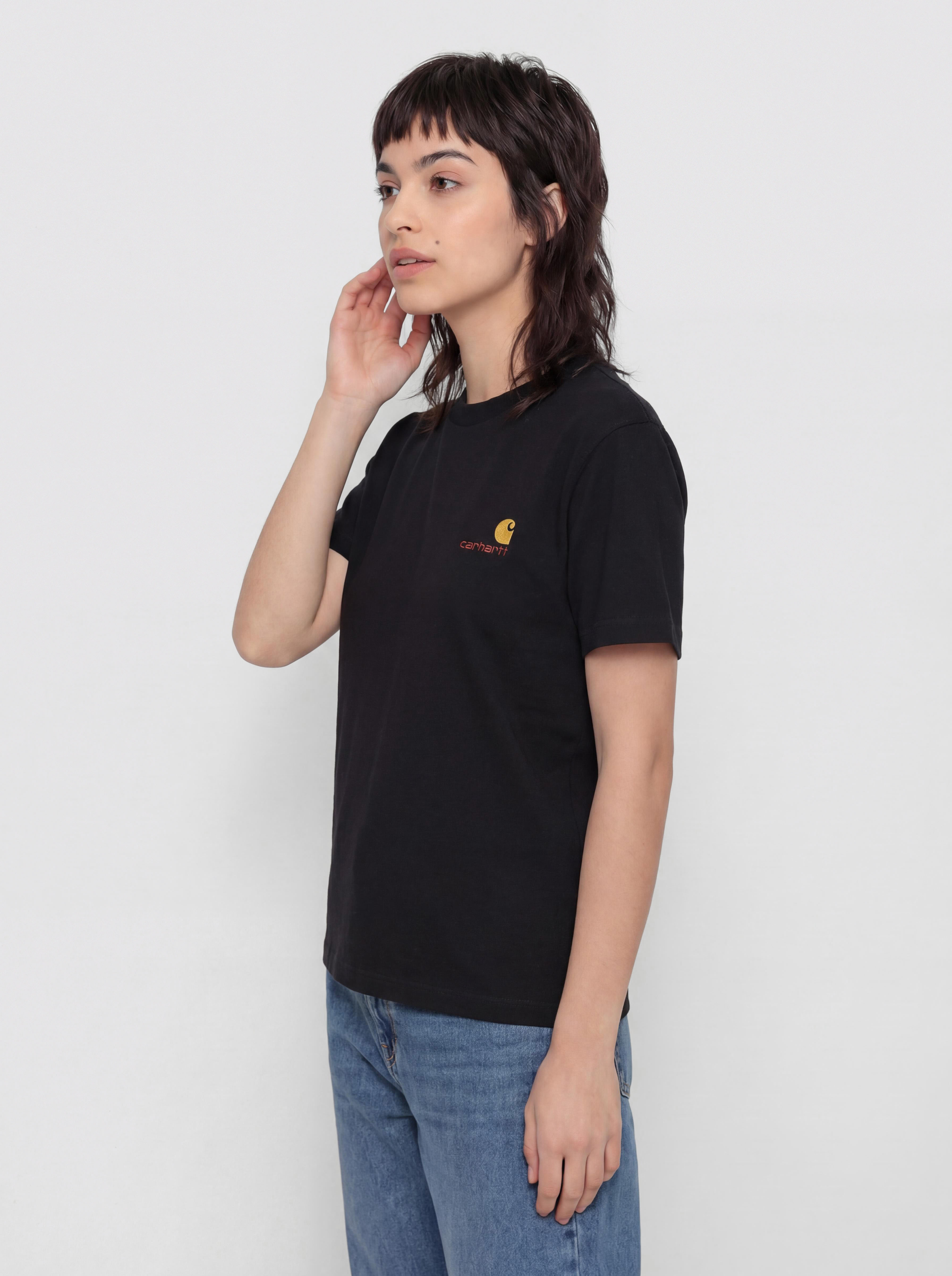 Tričko Carhartt WIP American Script Wmn (black)