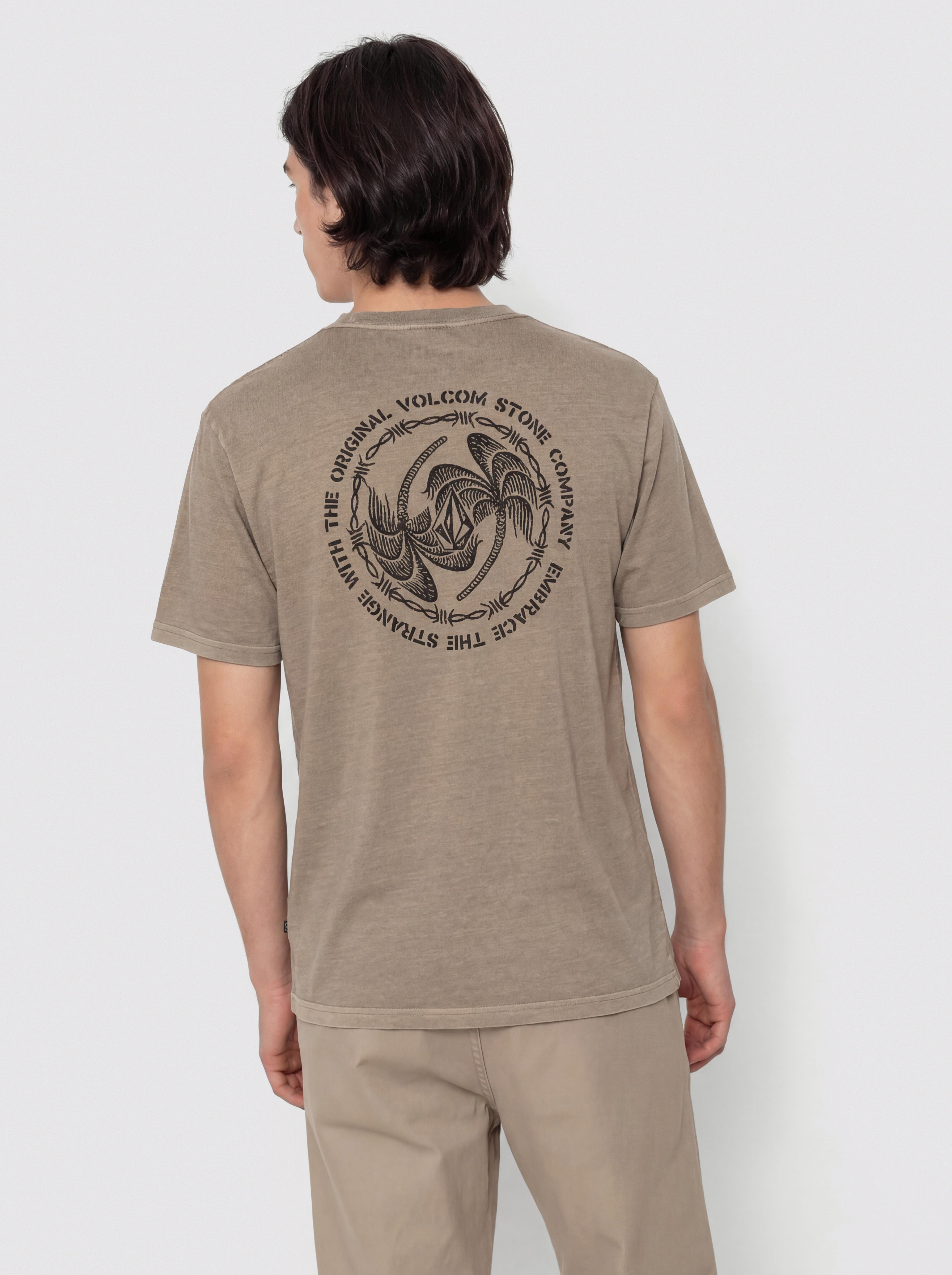 Tričko Volcom Circlepalm Pw (brindle)