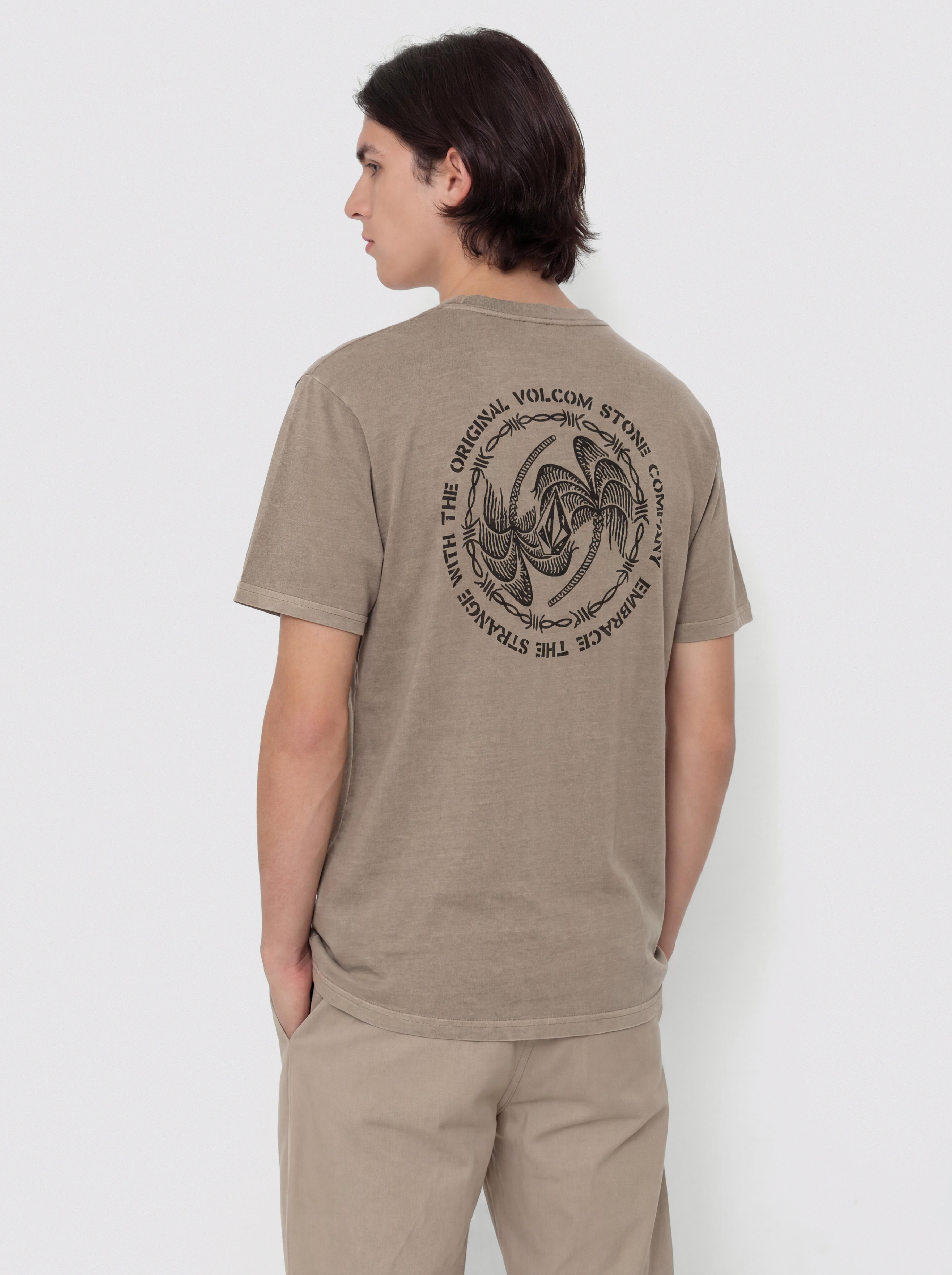 Tričko Volcom Circlepalm Pw (brindle)